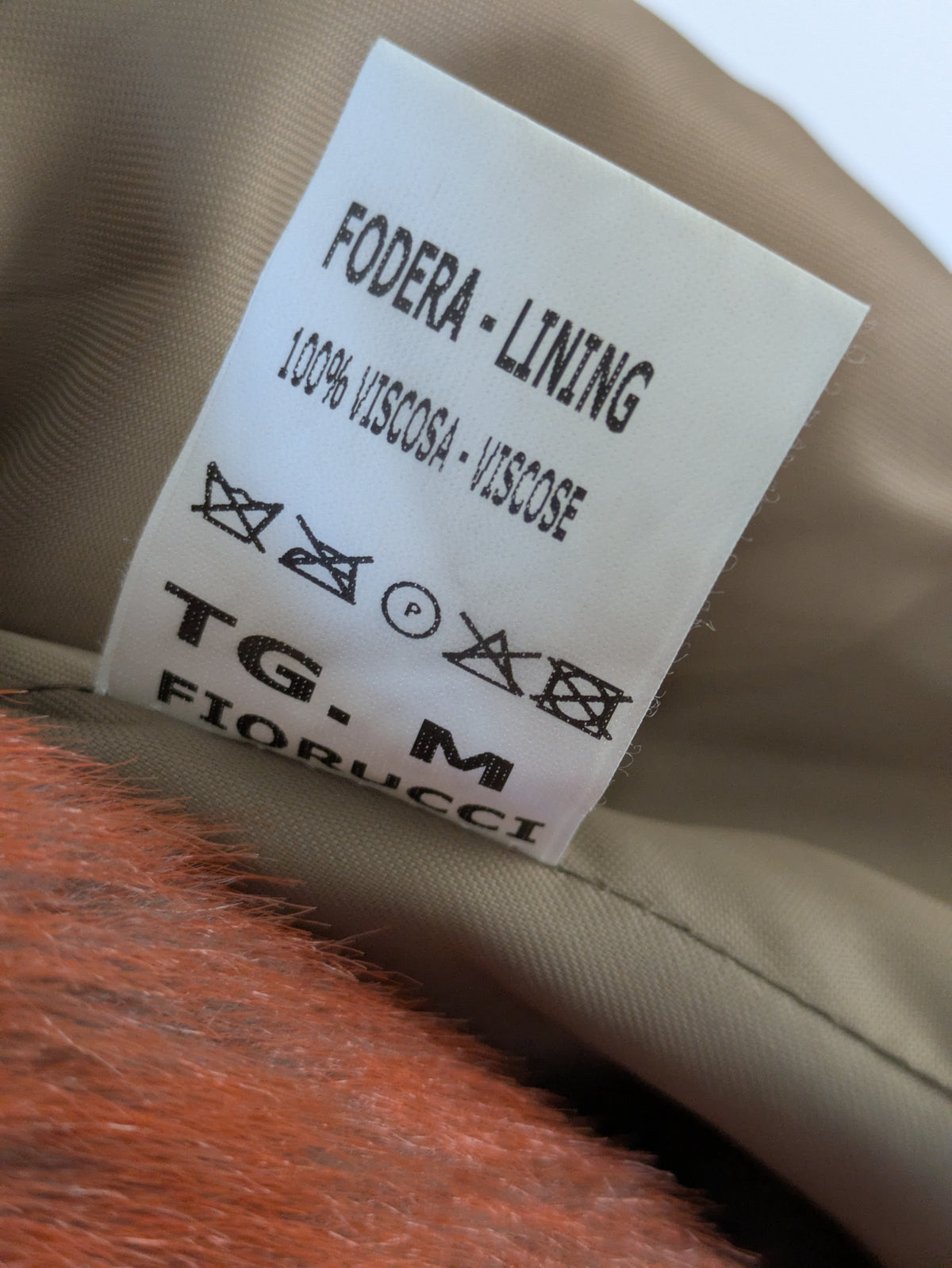 Fiorucci faux fur buckle coat (2000s)