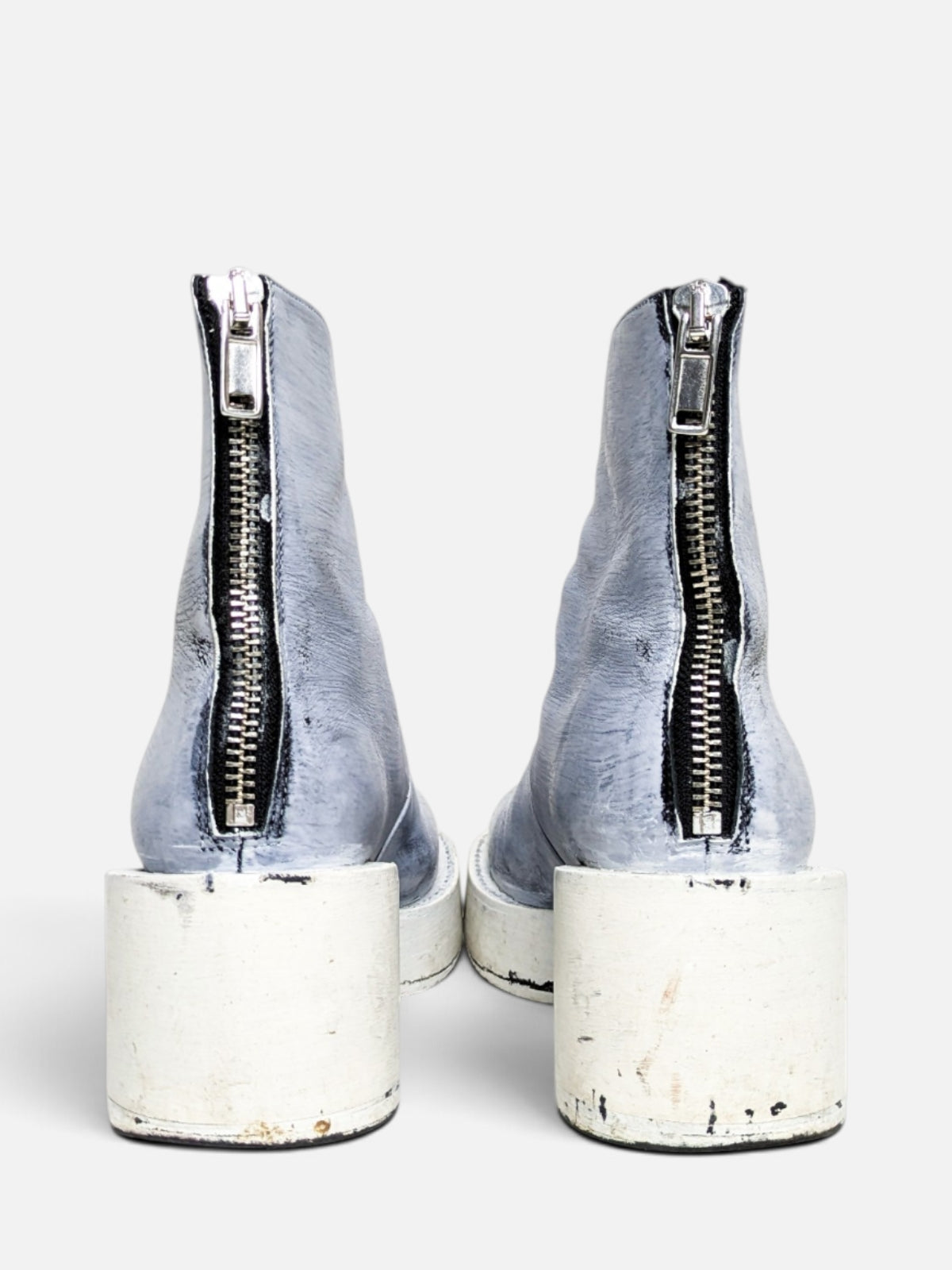 Maison Margiela bianchetto brushed leather boots (90s)
