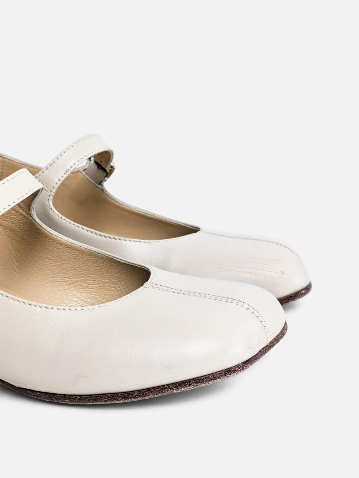 Maison Margiela Taurus anatomical Mary Jane flats