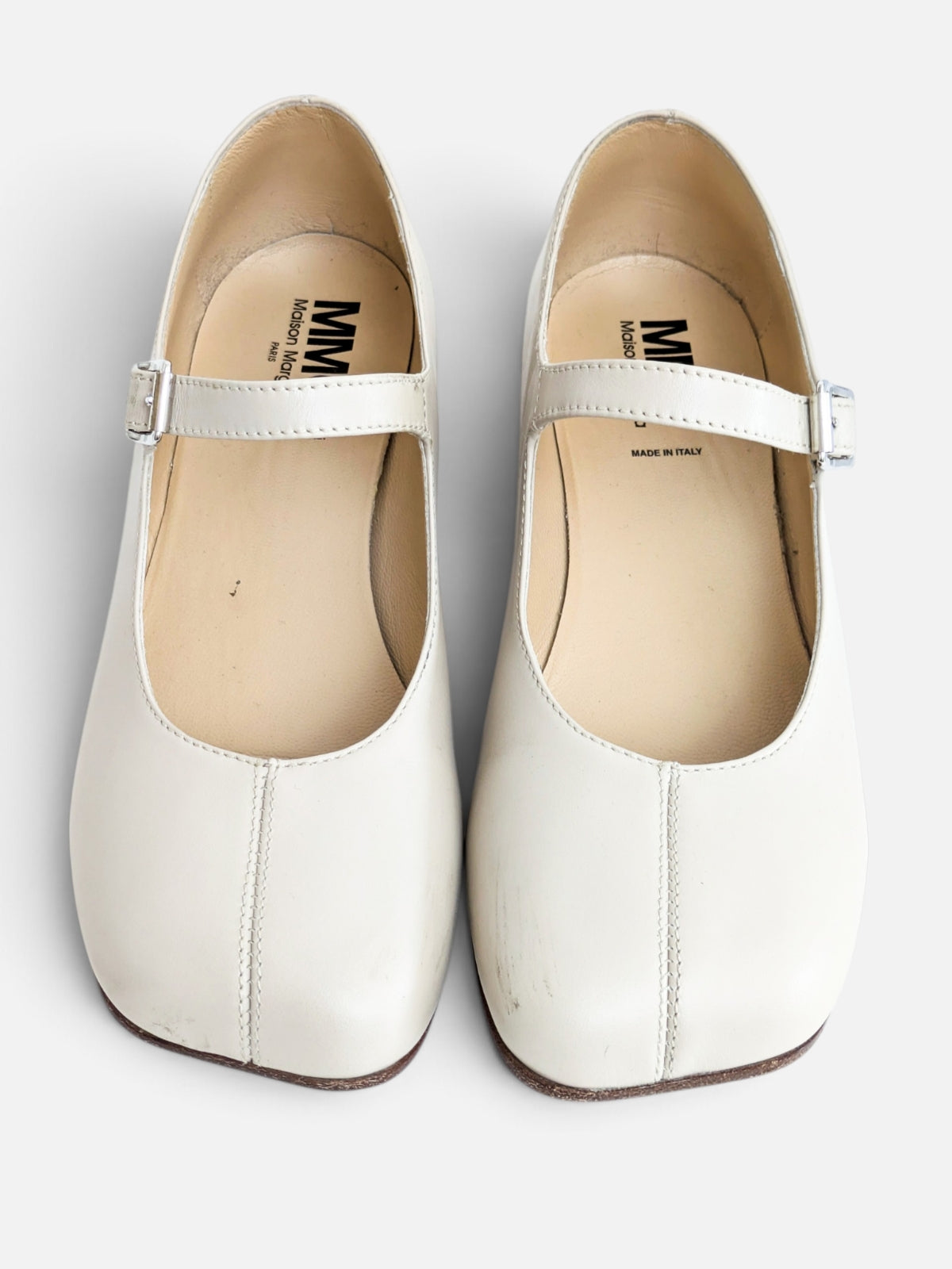 Maison Margiela Taurus anatomical Mary Jane flats