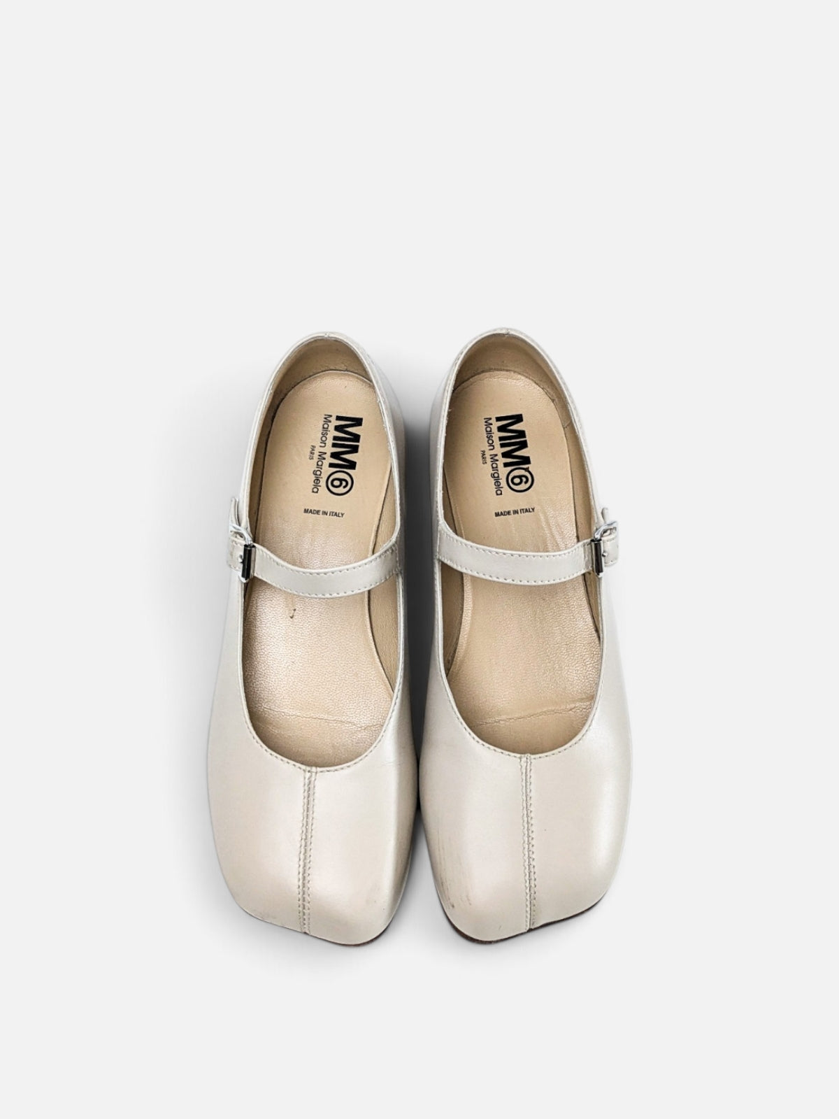 Maison Margiela Taurus anatomical Mary Jane flats