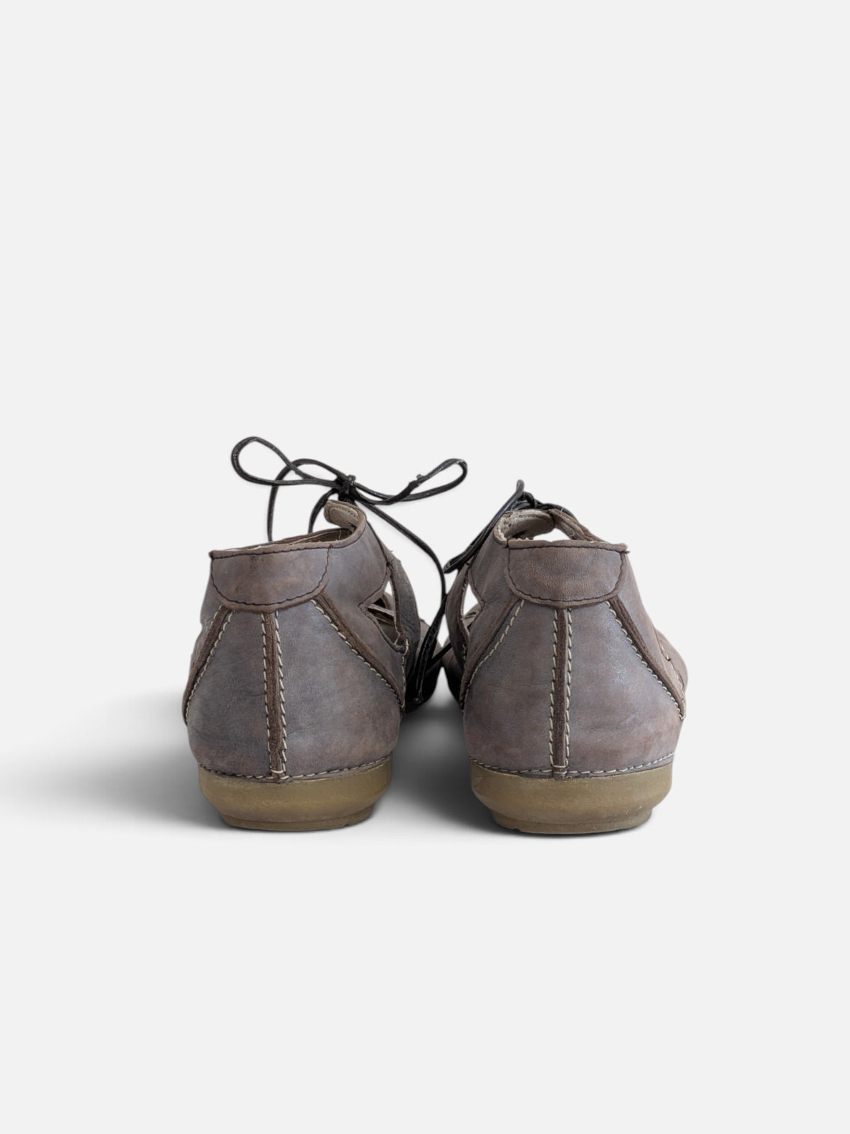 Japanese inspired lace up ballerina flats (2000s)