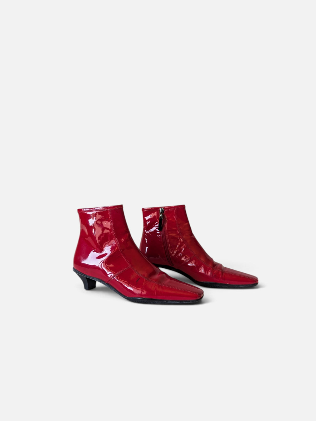 Prada kitten heel boots (2000s)