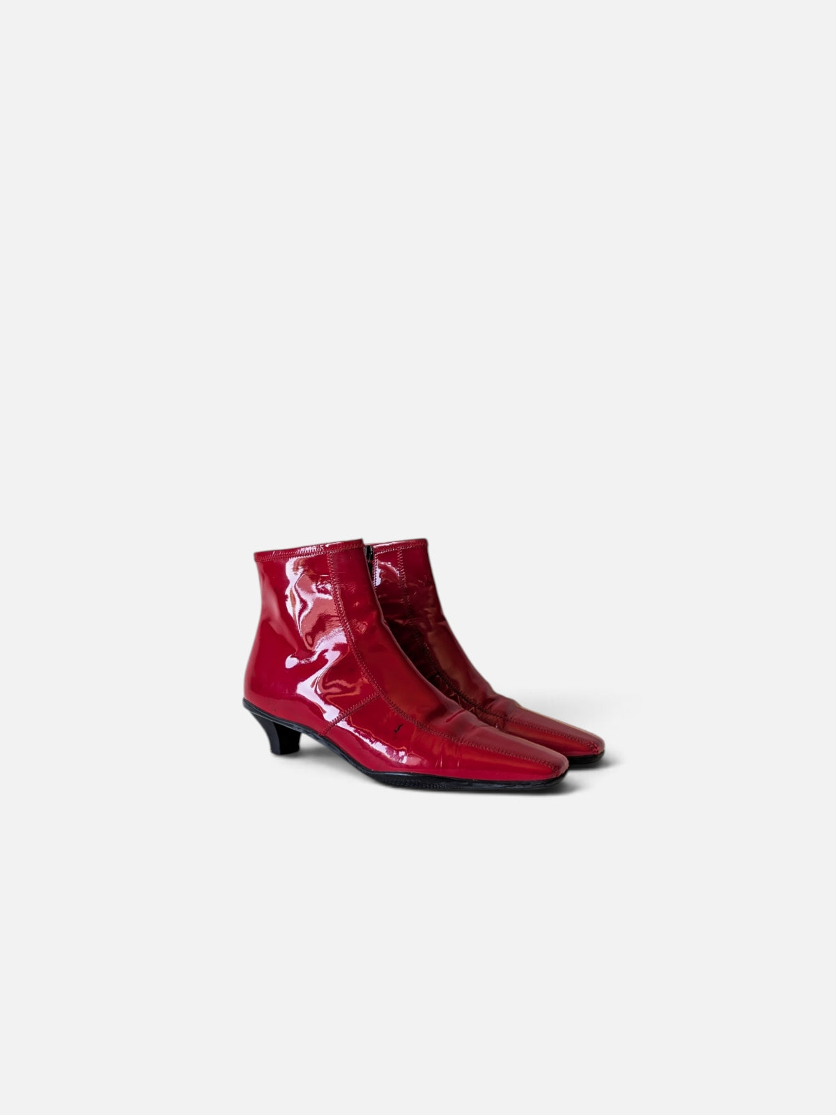 Prada kitten heel boots (2000s)