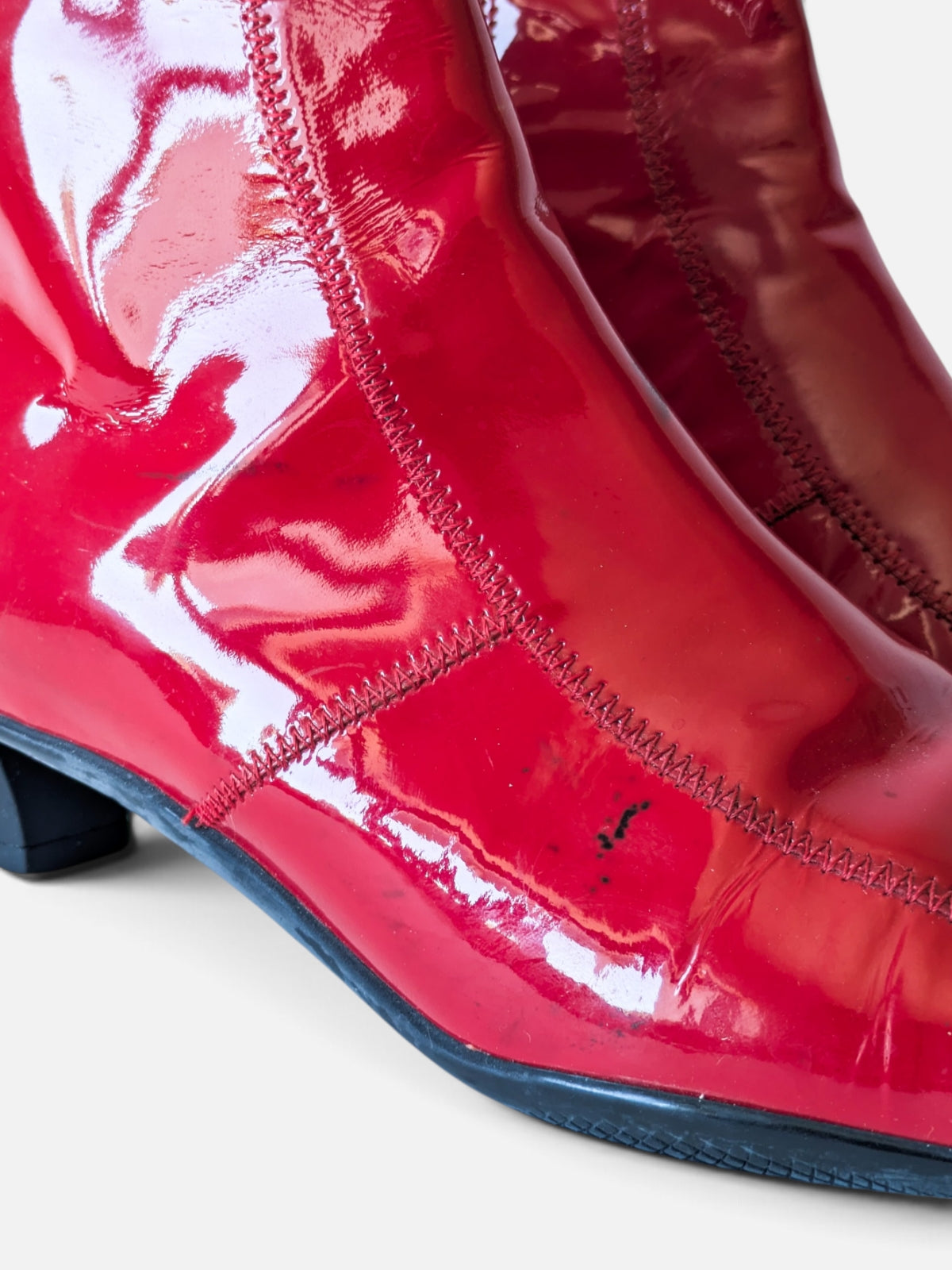 Prada kitten heel boots (2000s)