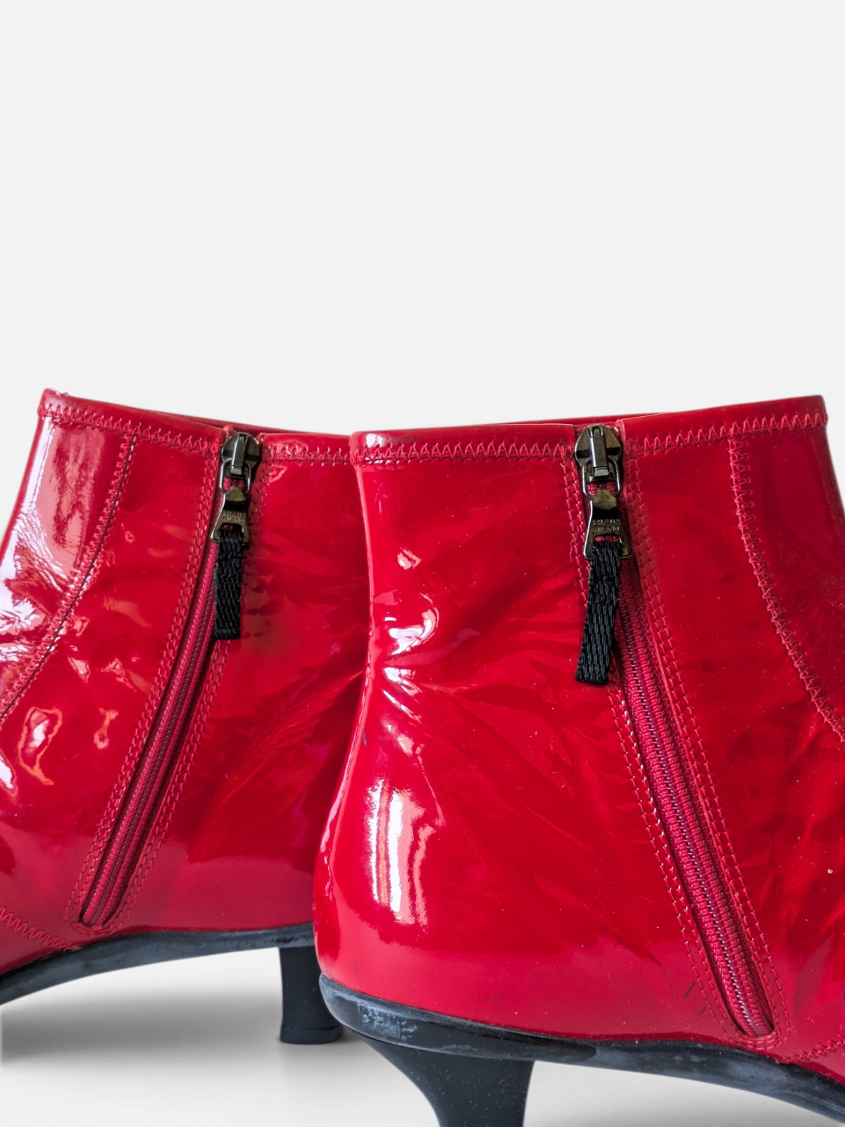 Prada kitten heel boots (2000s)