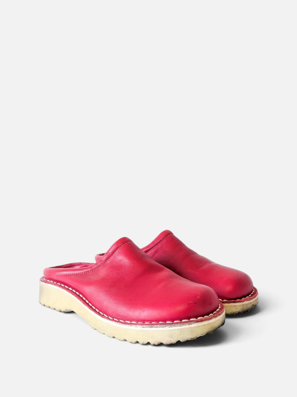 Red leather mules (2000s)