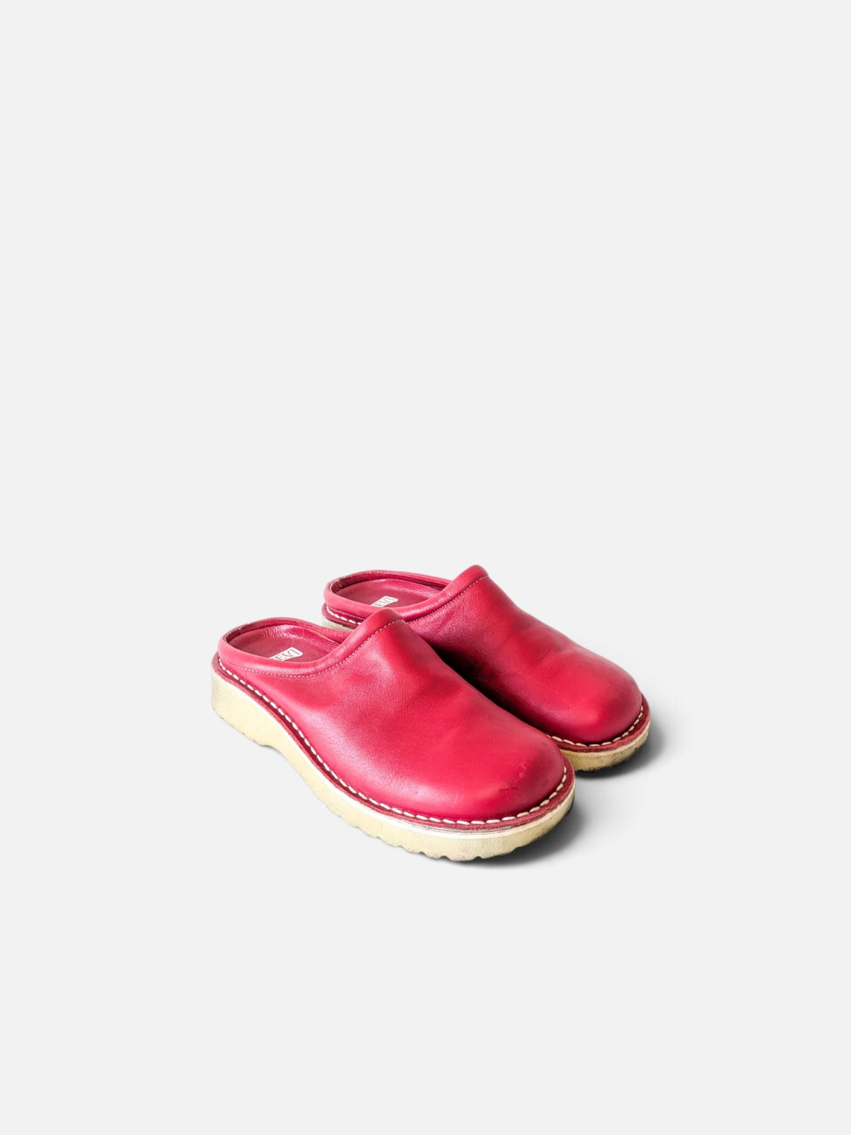 Red leather mules (2000s)