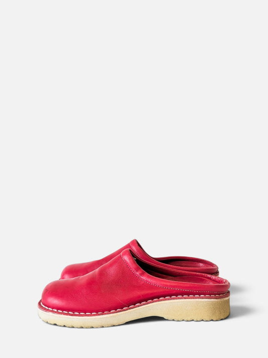 Red leather mules (2000s)
