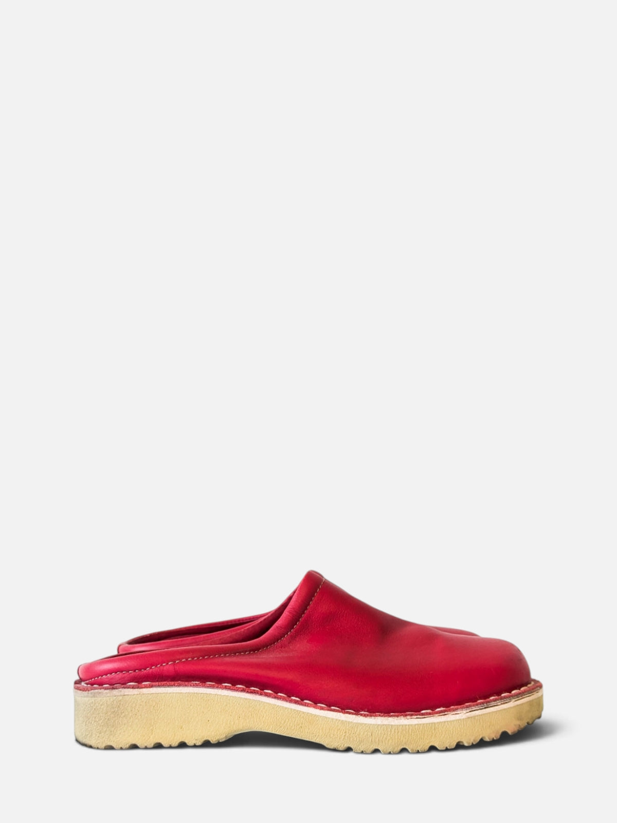 Red leather mules (2000s)