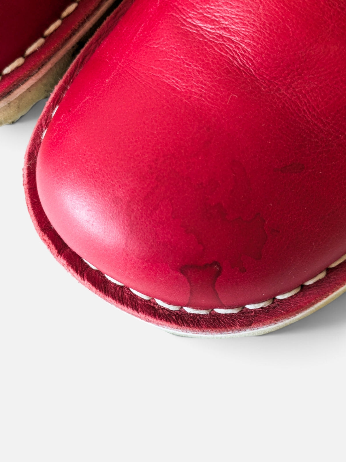 Red leather mules (2000s)