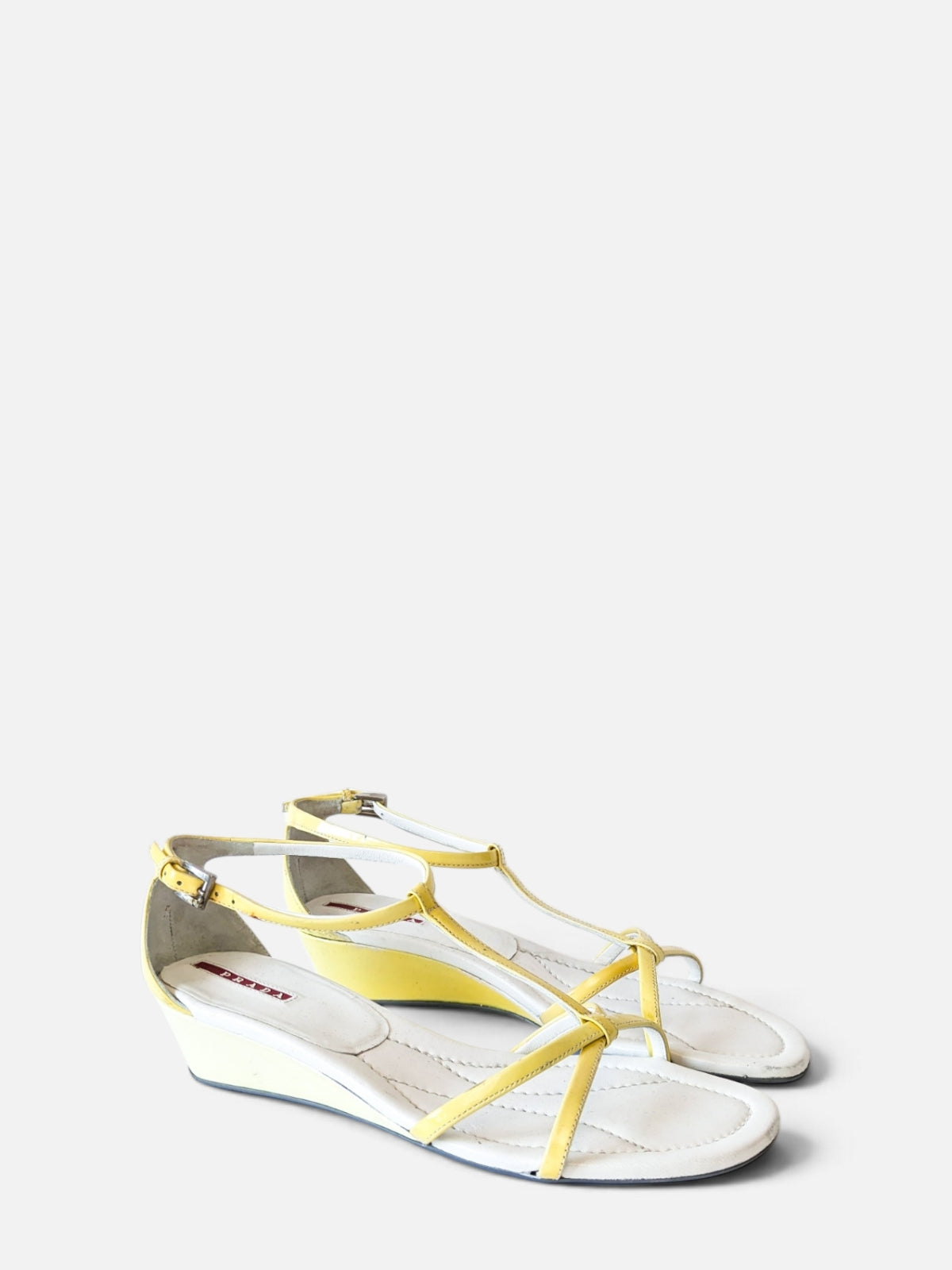 Prada low wedge sandals (2000s)