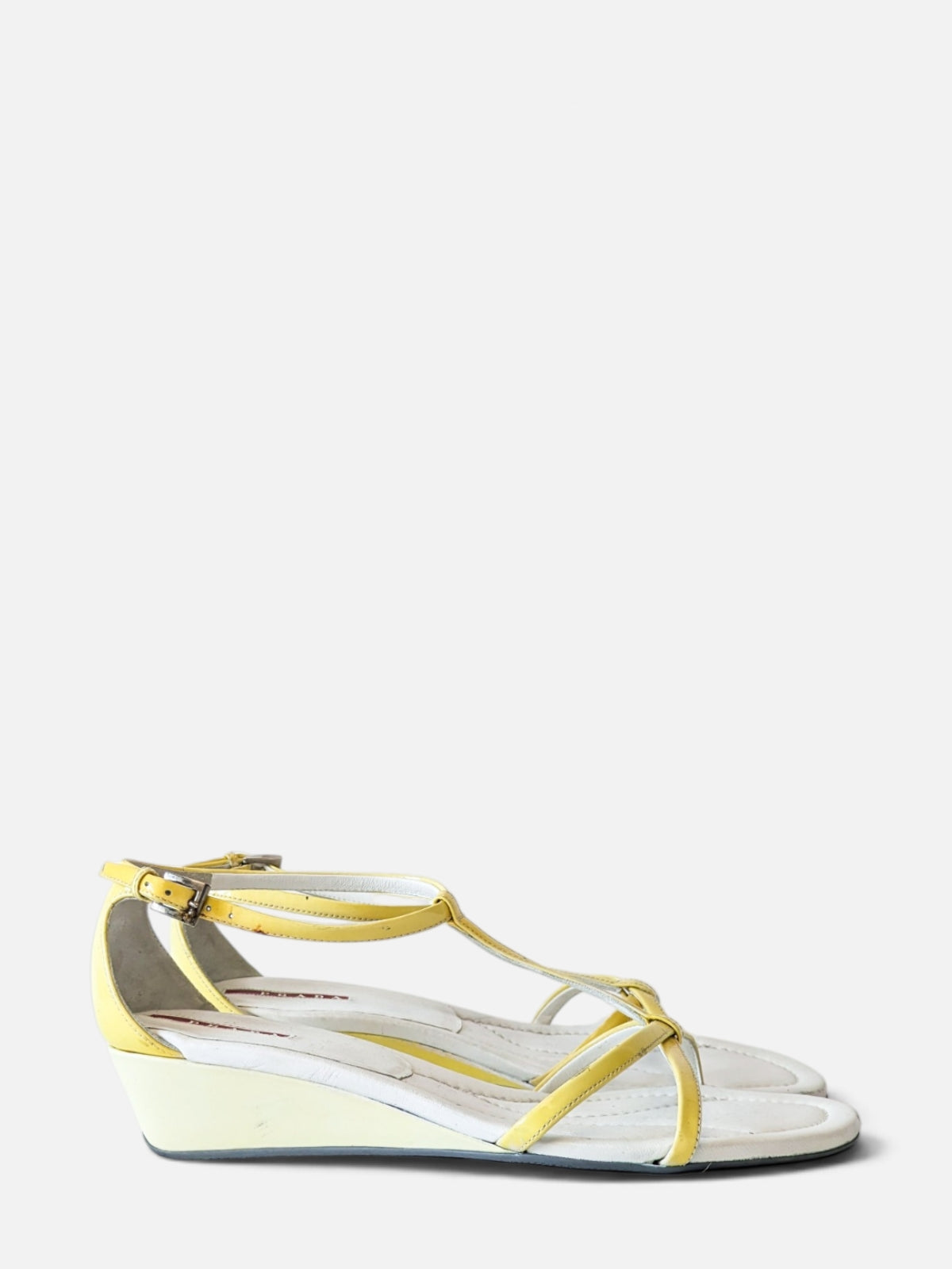 Prada low wedge sandals (2000s)