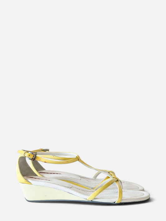 Prada low wedge sandals (2000s)
