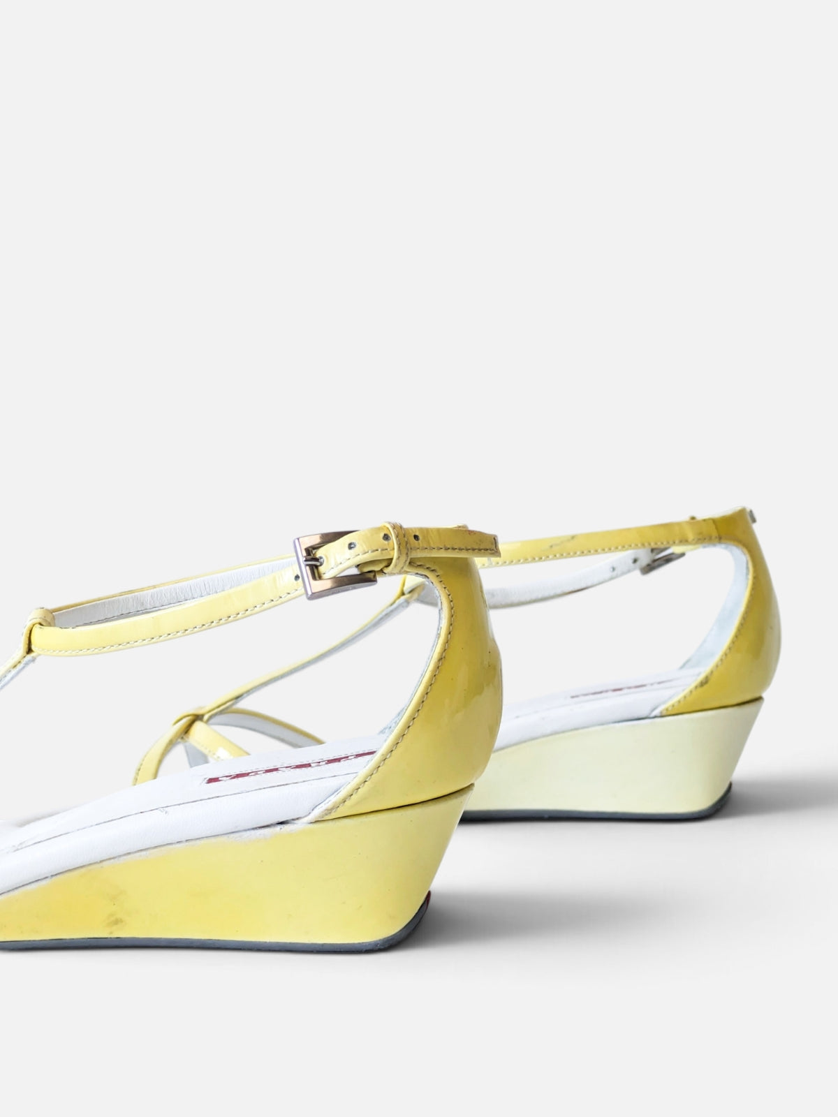 Prada low wedge sandals (2000s)