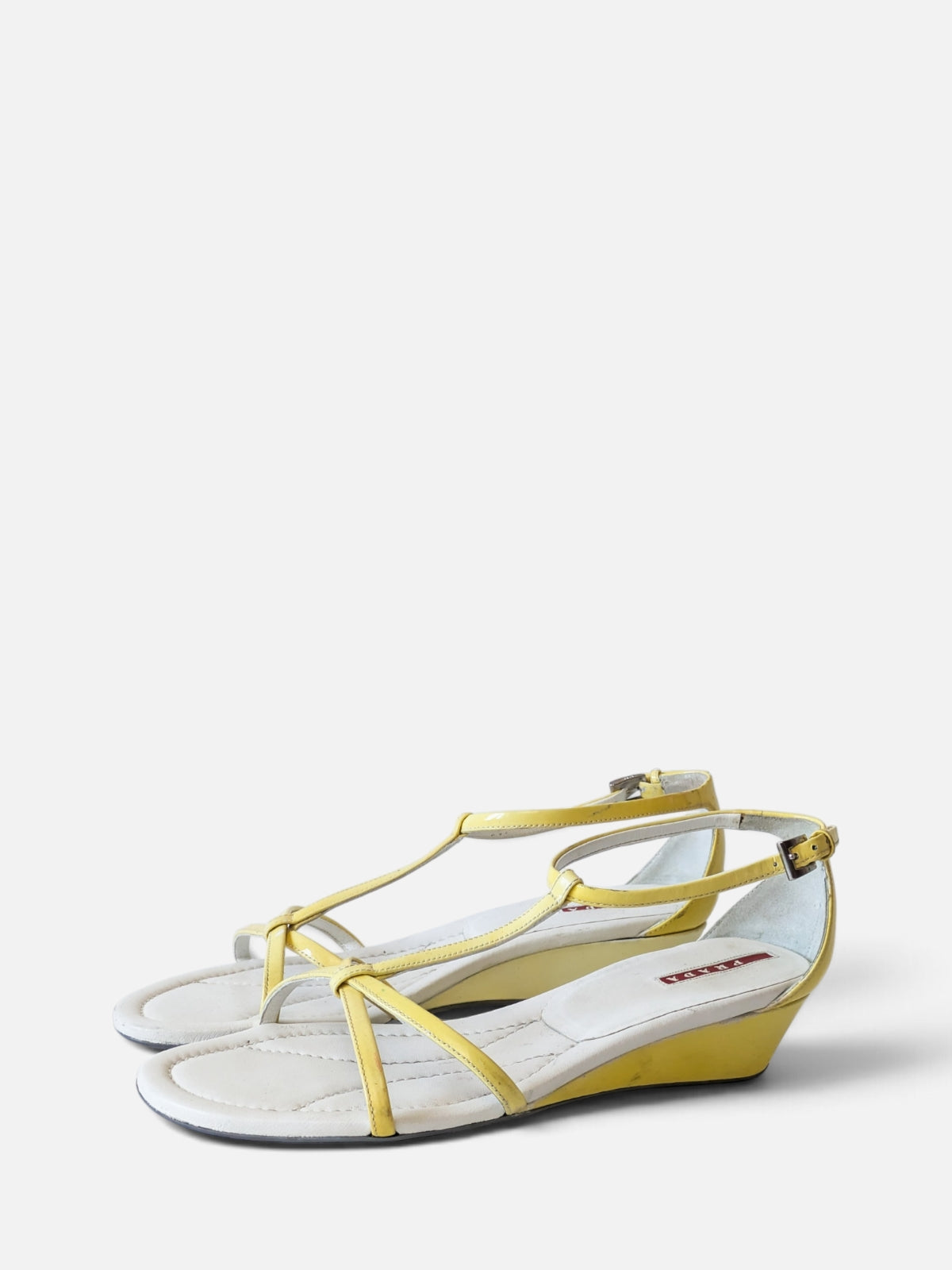 Prada low wedge sandals (2000s)