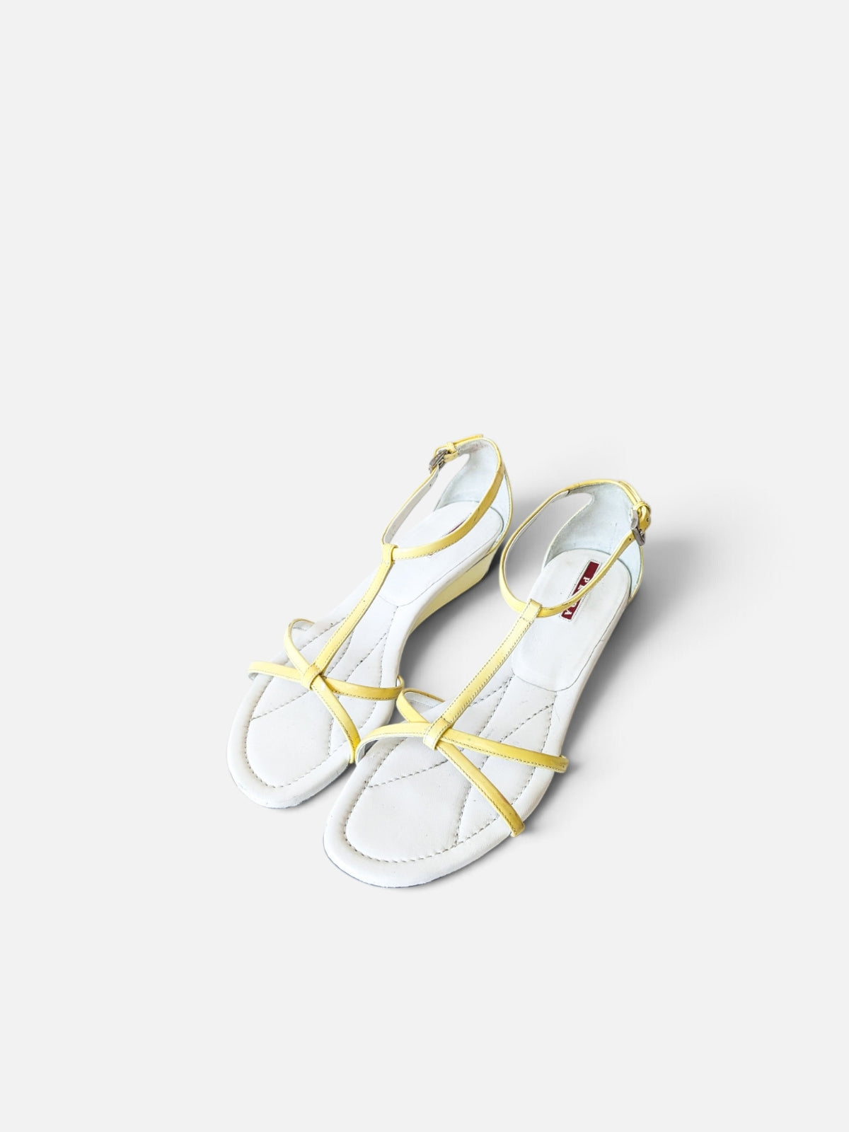 Prada low wedge sandals (2000s)