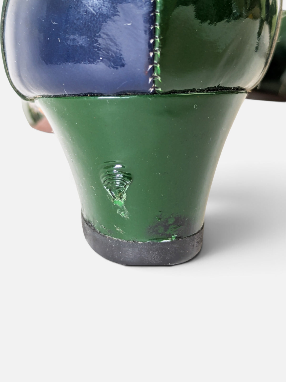 Miu Miu patchwork patent leather sandals (2000s)
