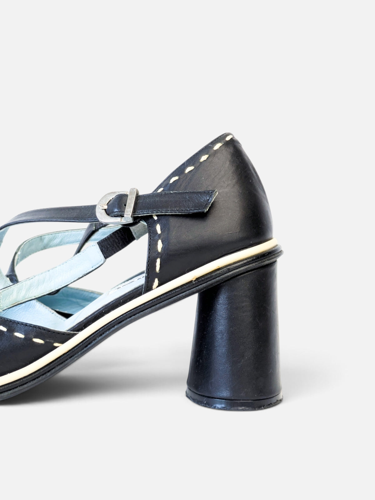 Spiral mary jane black pumps (2000s)