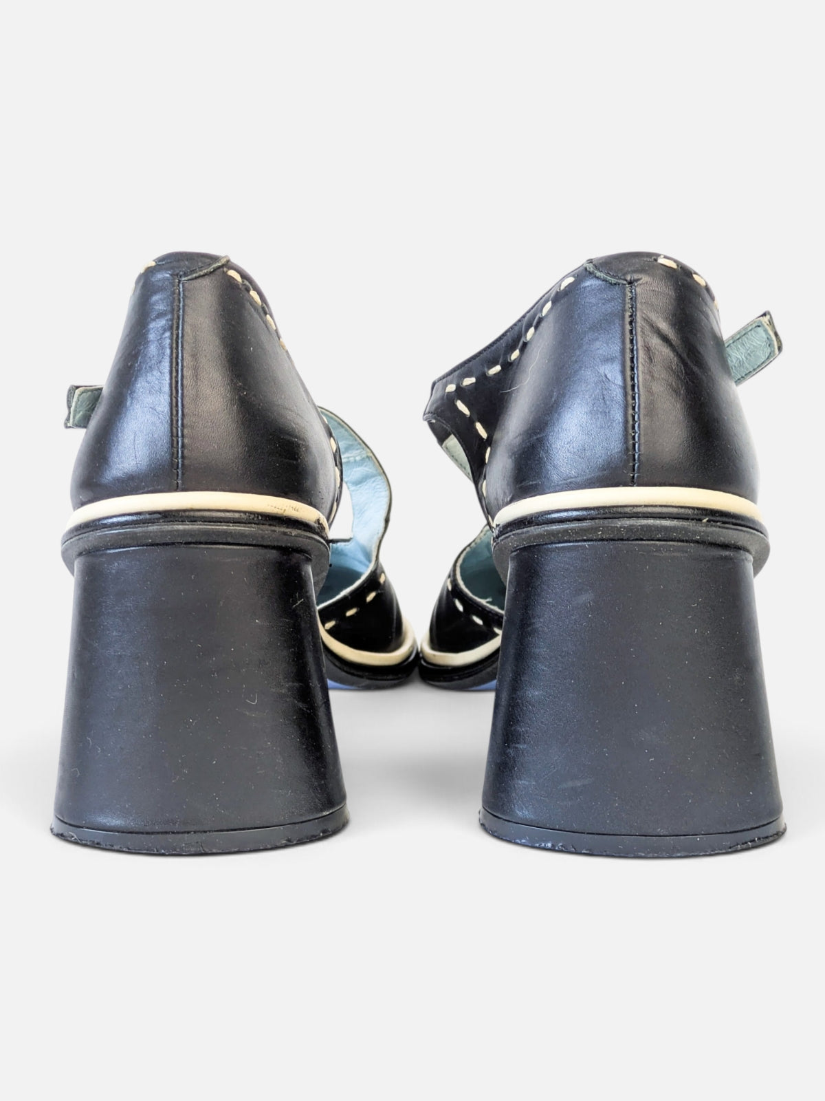 Spiral mary jane black pumps (2000s)