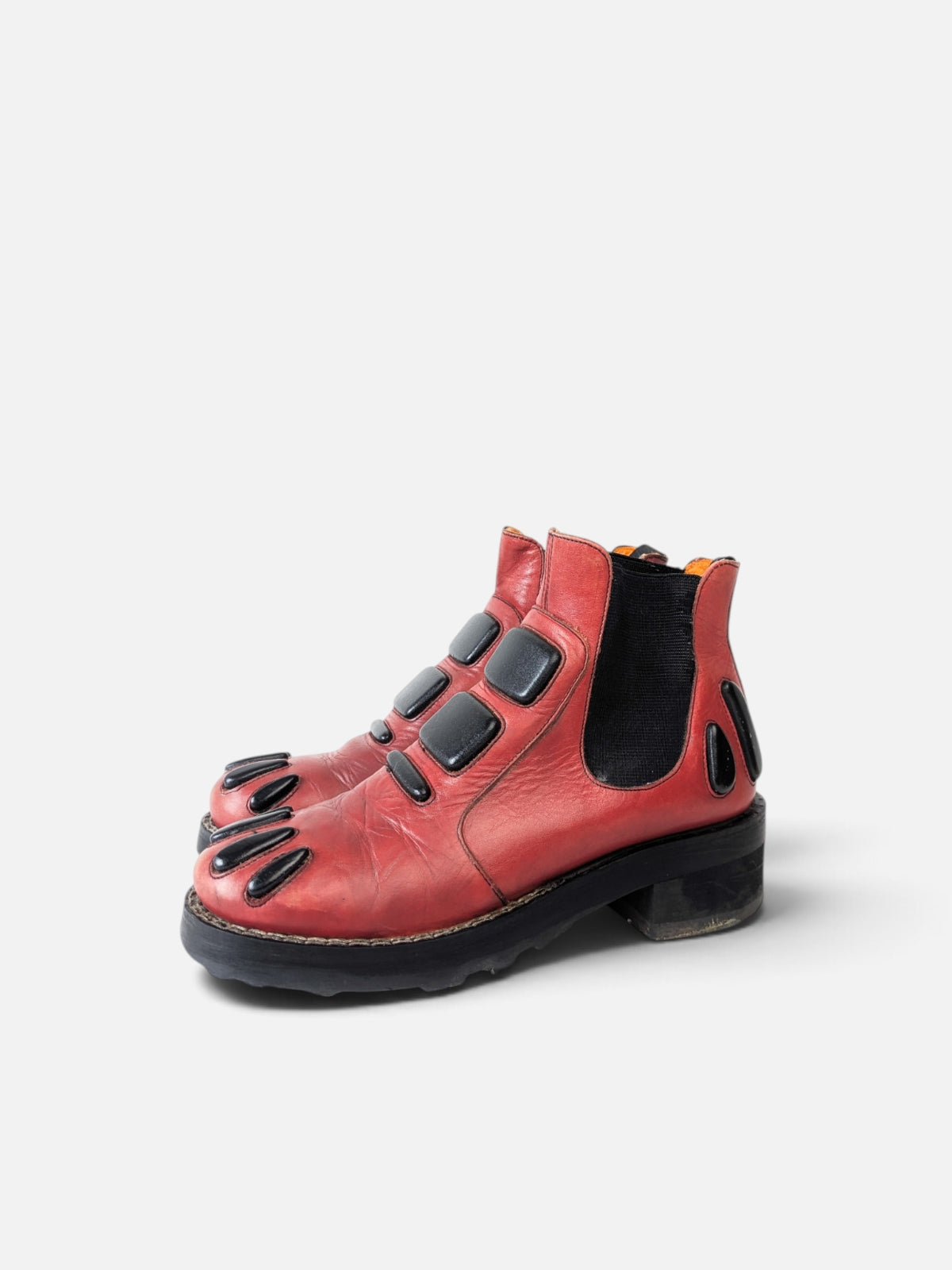 Avant-garde cyber chelsea boots (2000s)