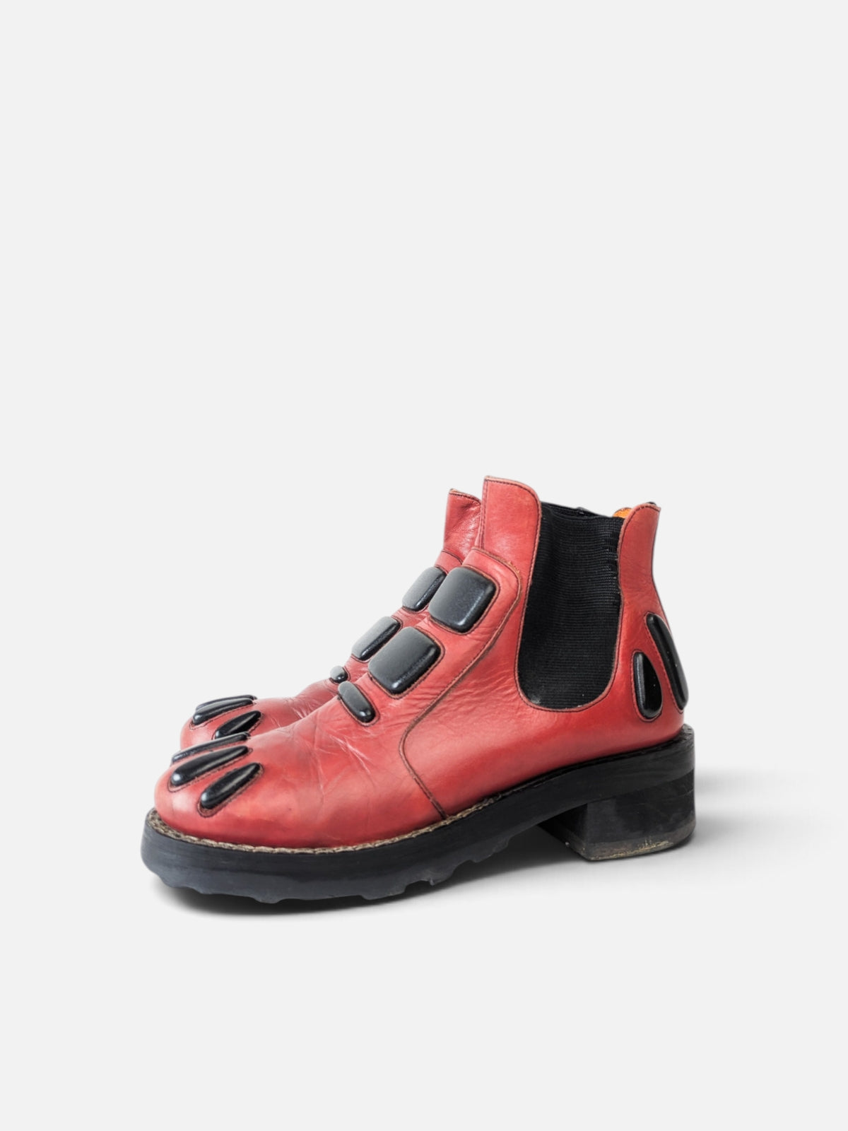Avant-garde cyber chelsea boots (2000s)