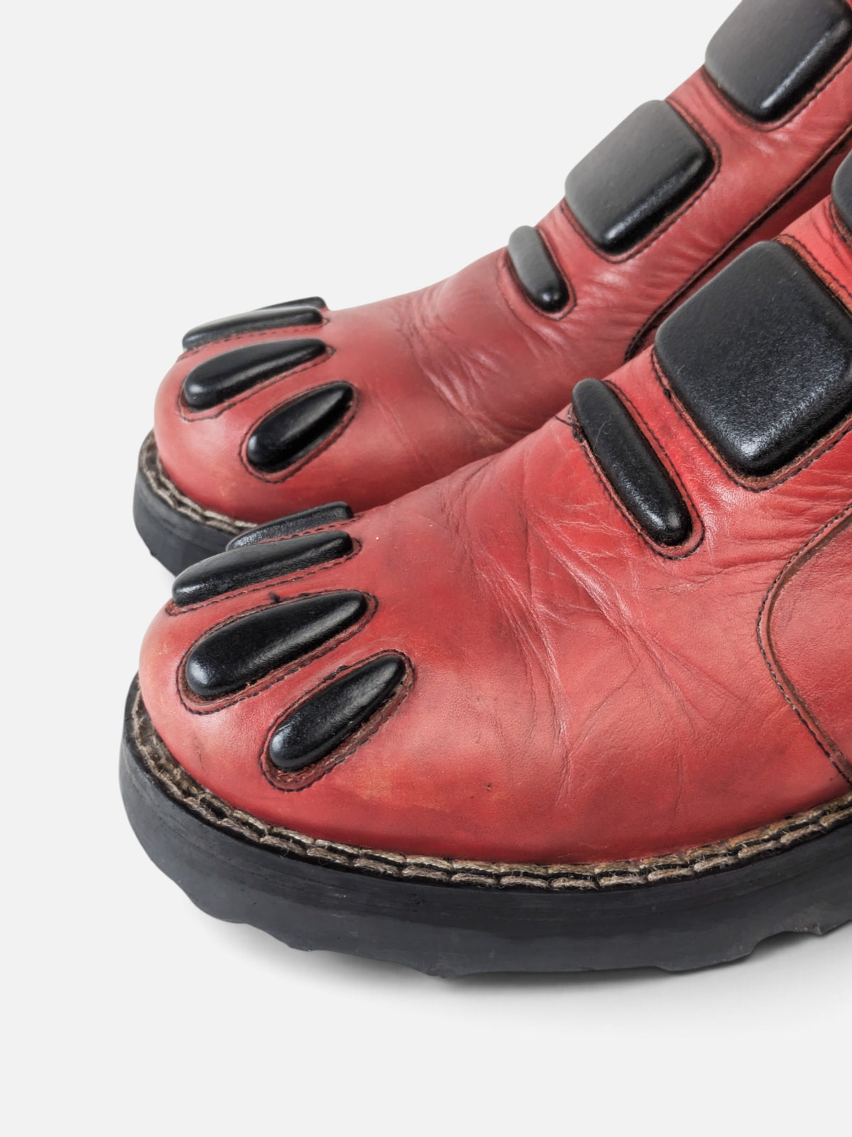 Avant-garde cyber chelsea boots (2000s)