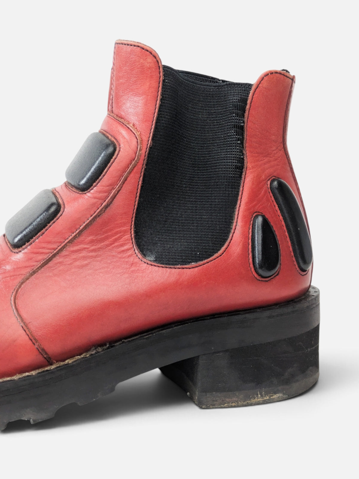 Avant-garde cyber chelsea boots (2000s)