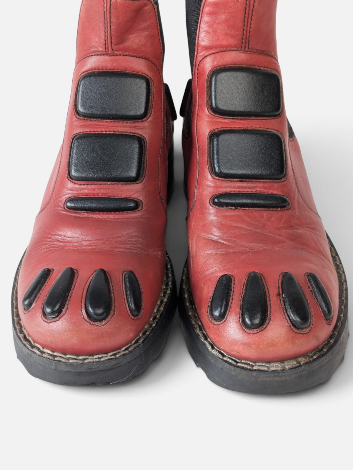 Avant-garde cyber chelsea boots (2000s)