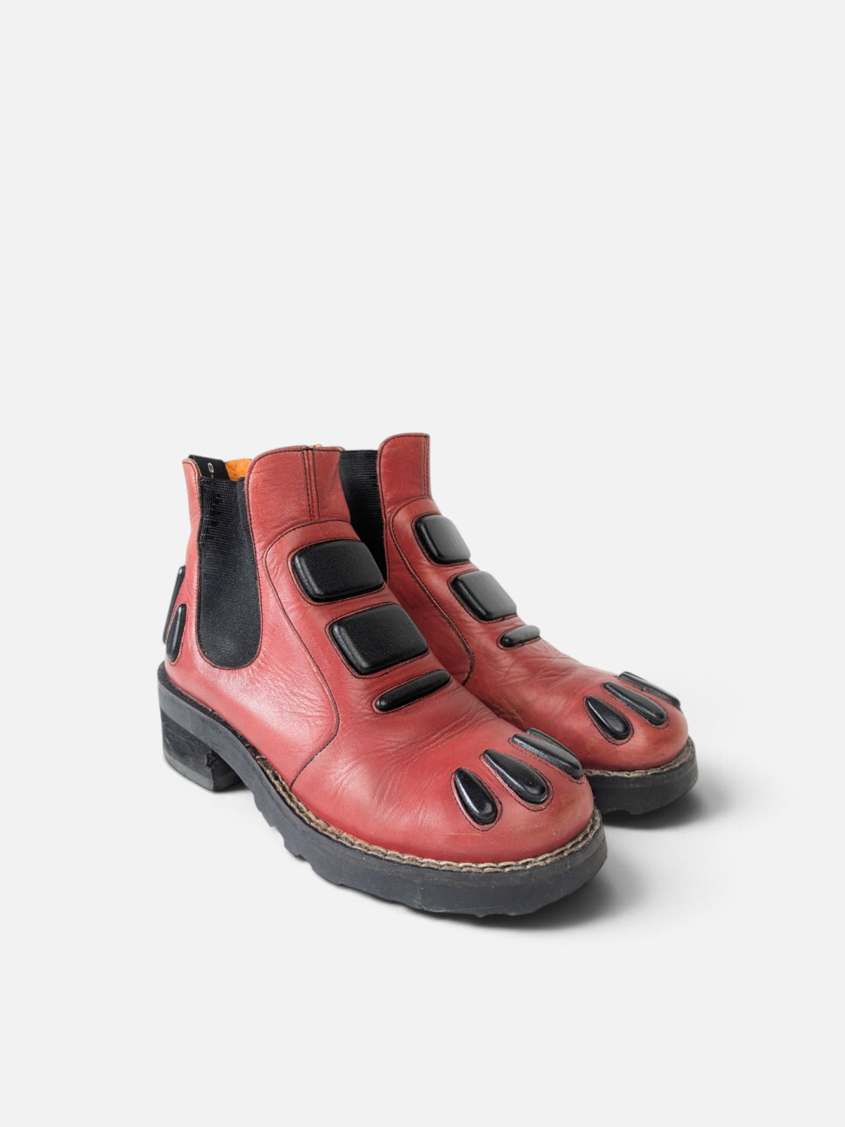 Avant-garde cyber chelsea boots (2000s)