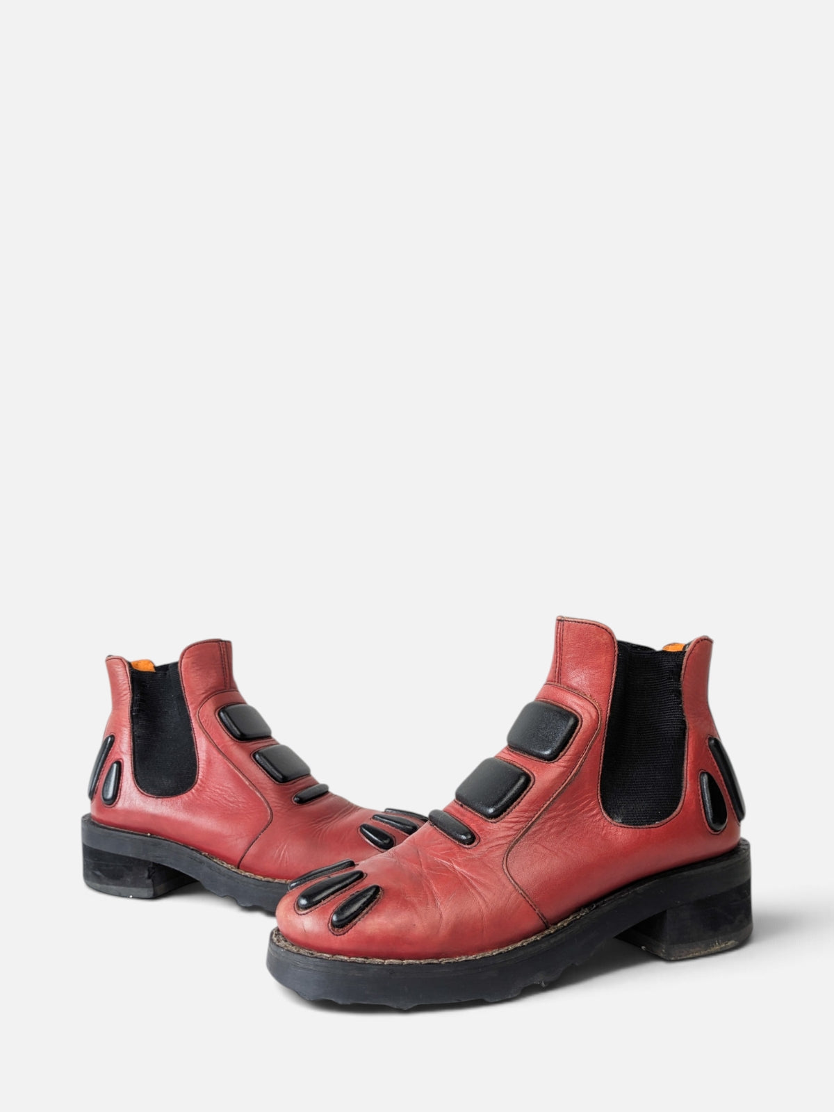 Avant-garde cyber chelsea boots (2000s)
