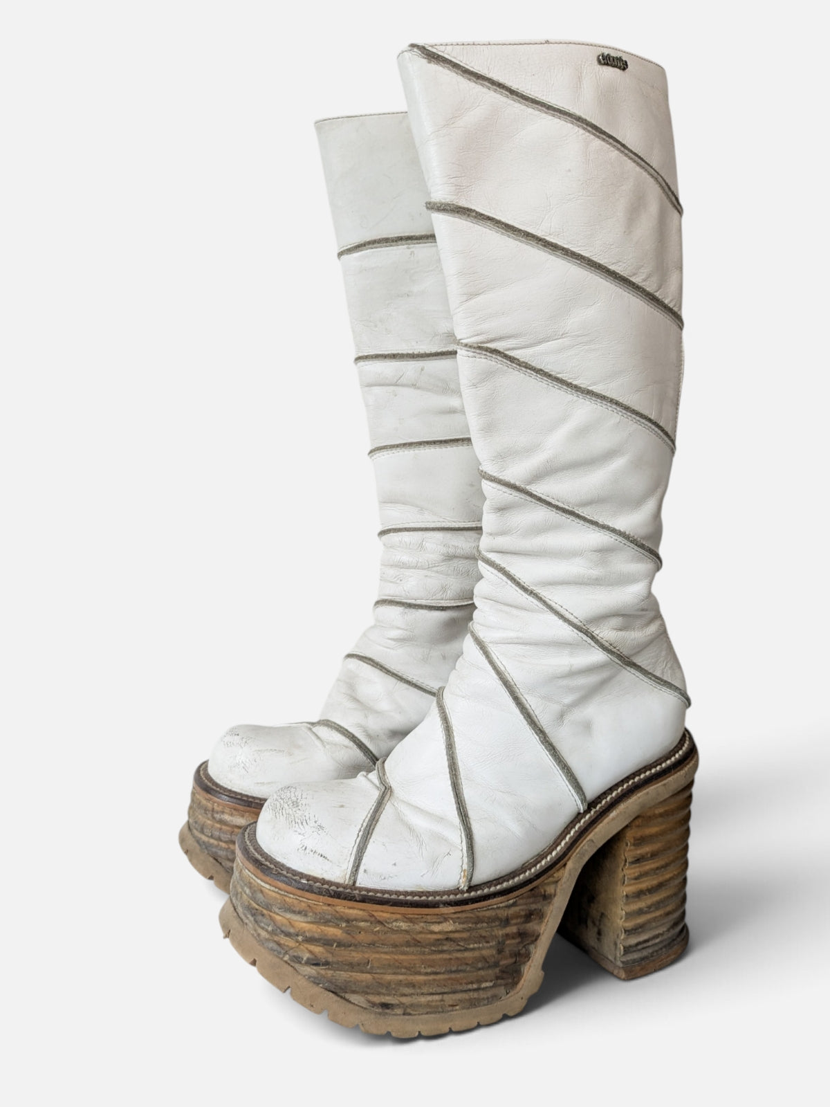 El Dantès rare chunky platform boots (90s)