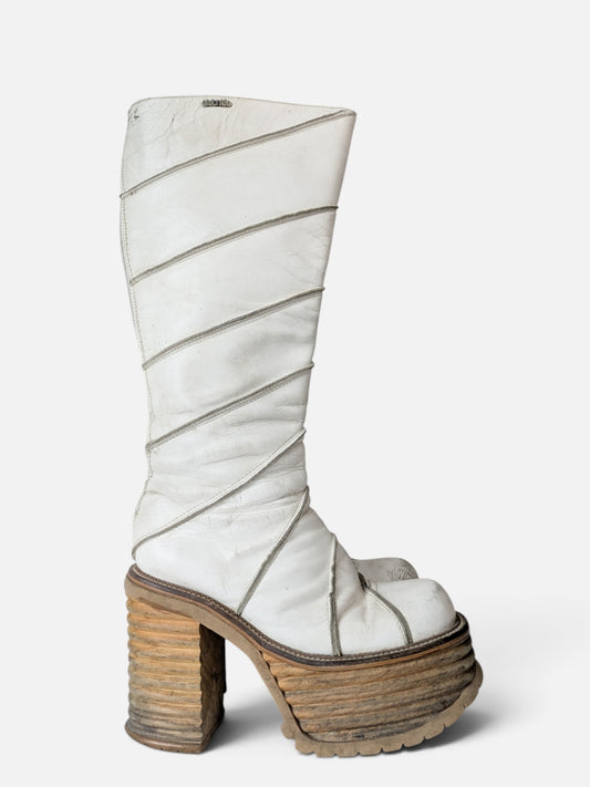 El Dantès rare chunky platform boots (90s)