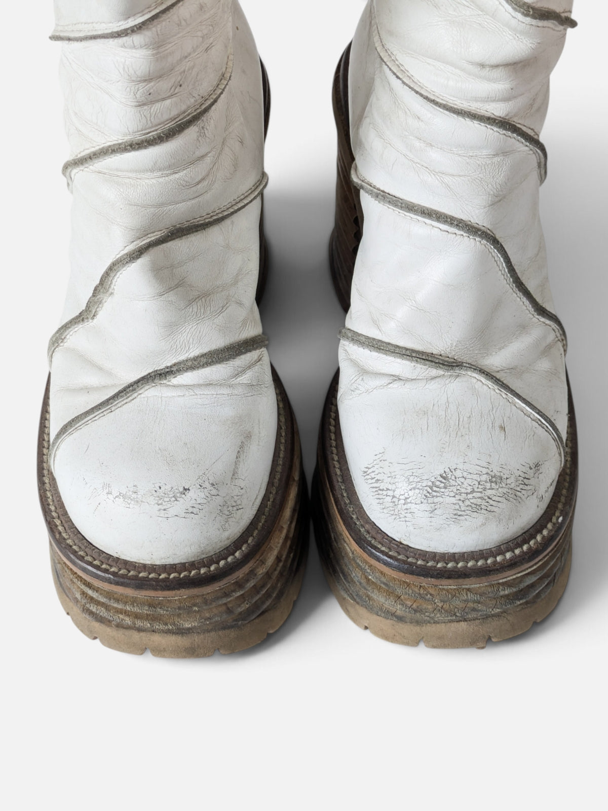 El Dantès rare chunky platform boots (90s)
