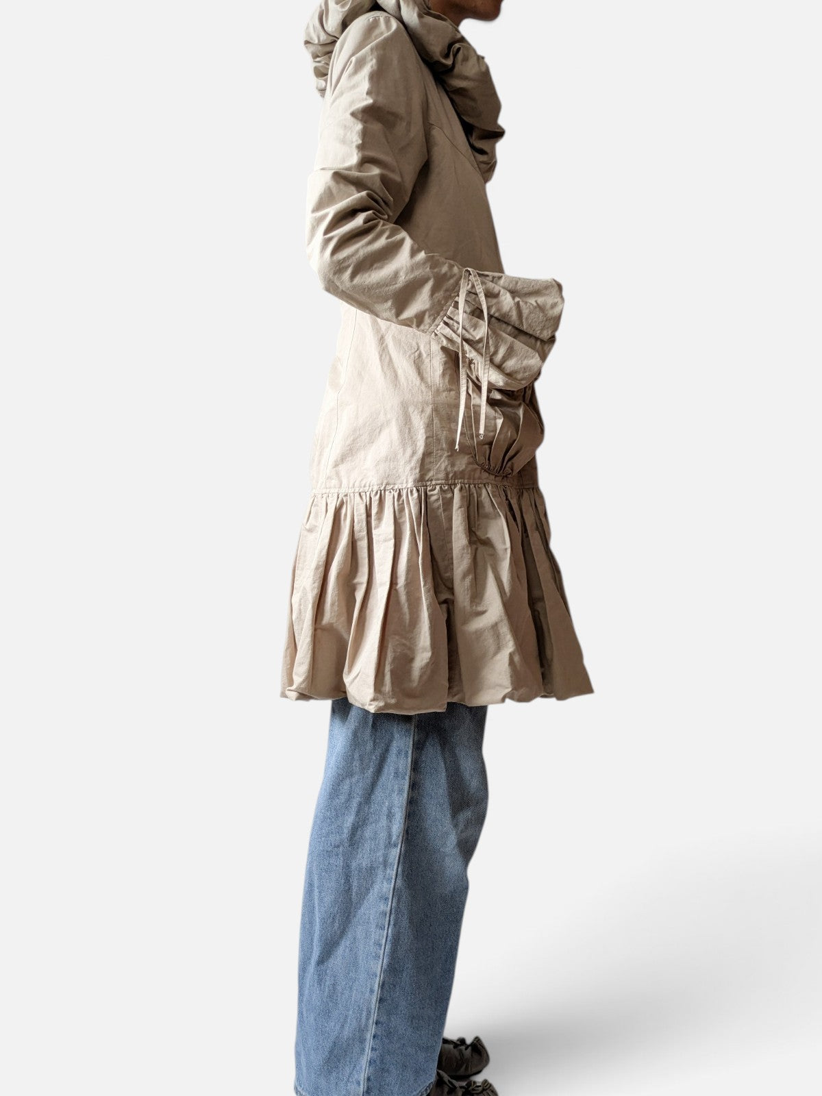 René Derhy sculptural balloon-hem parka (2000s)