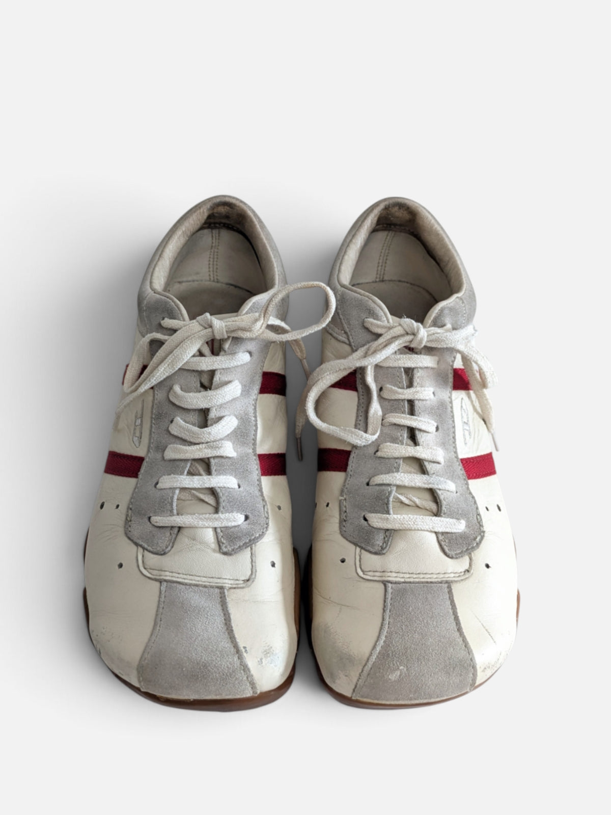 Diesel off-white leather sneakers (2000s)