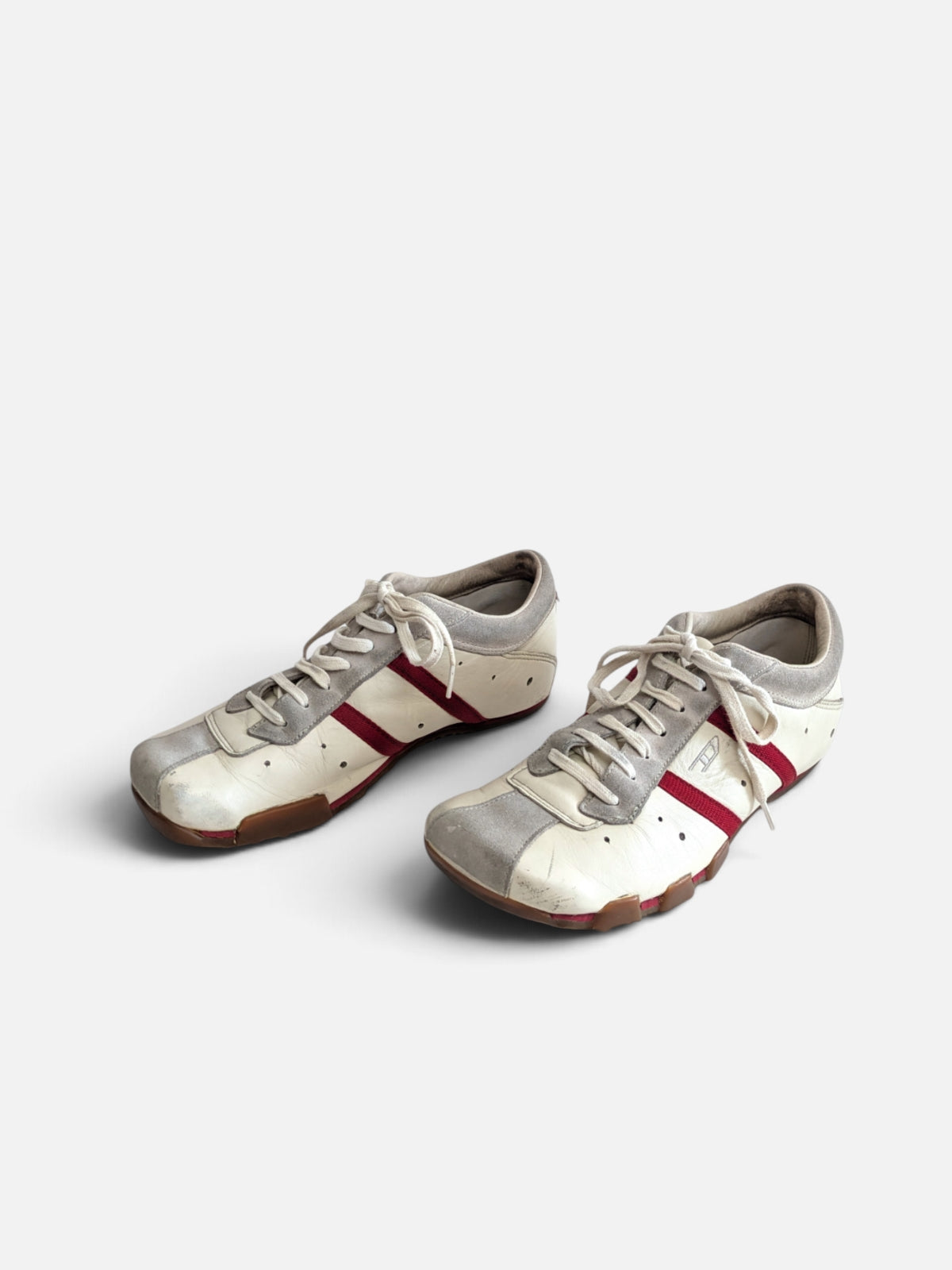 Diesel off-white leather sneakers (2000s)
