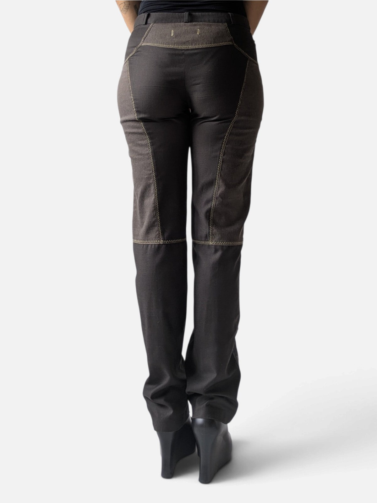 Patchwork panelled trousers (2000s)