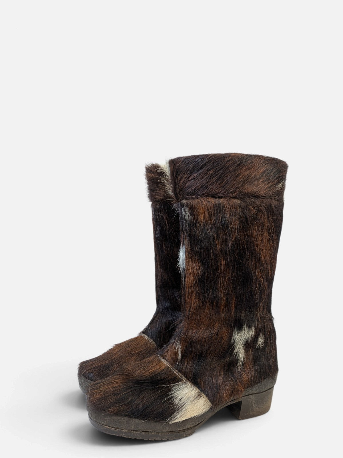 Fur après-ski snow boots (90s)