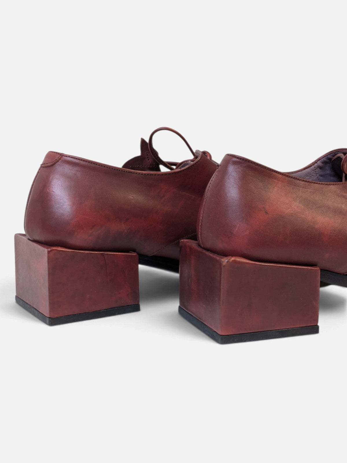 Muxart square toe lace-up shoes (2000s)