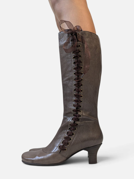 Victorian lace-up boots (2000s)