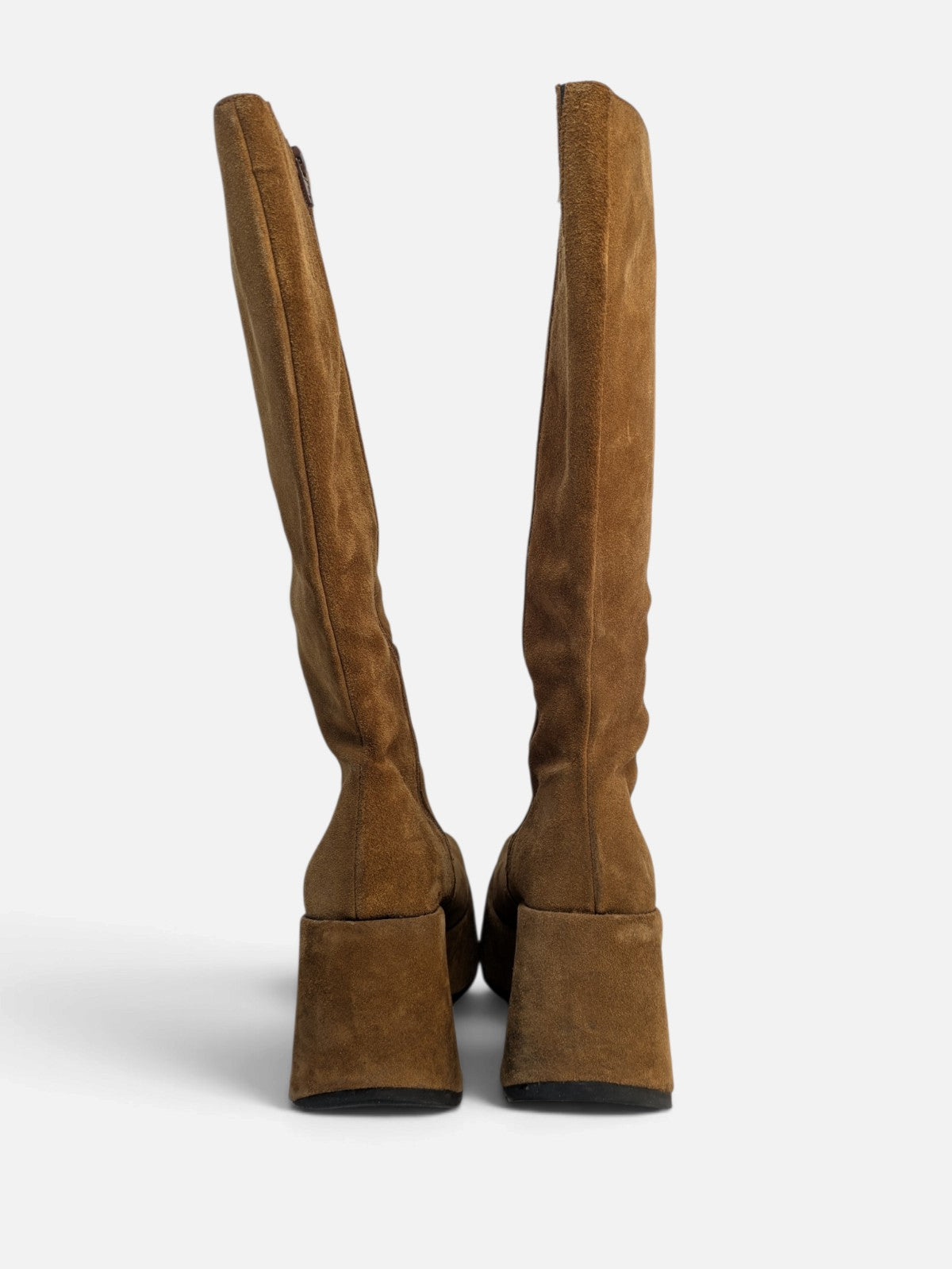 Luichiny suede platform wedge boots (90s)