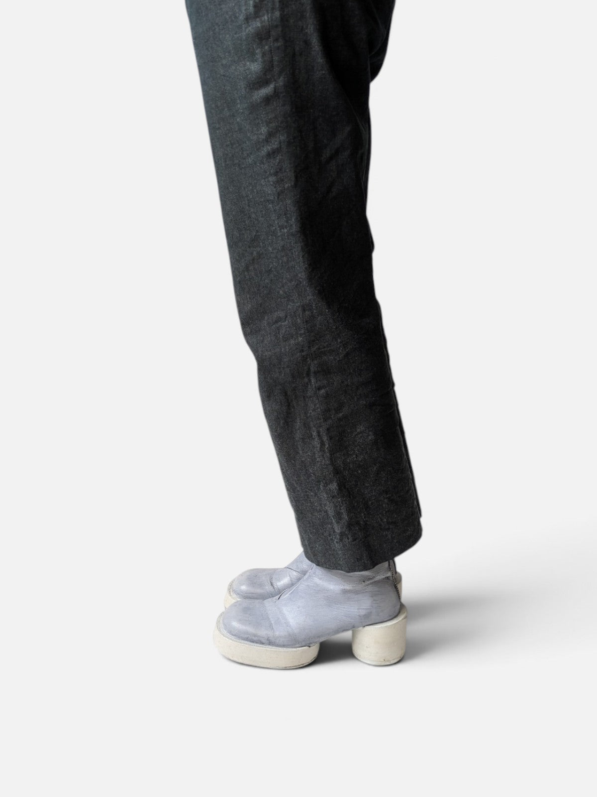 Maison Margiela bianchetto brushed leather boots (90s)