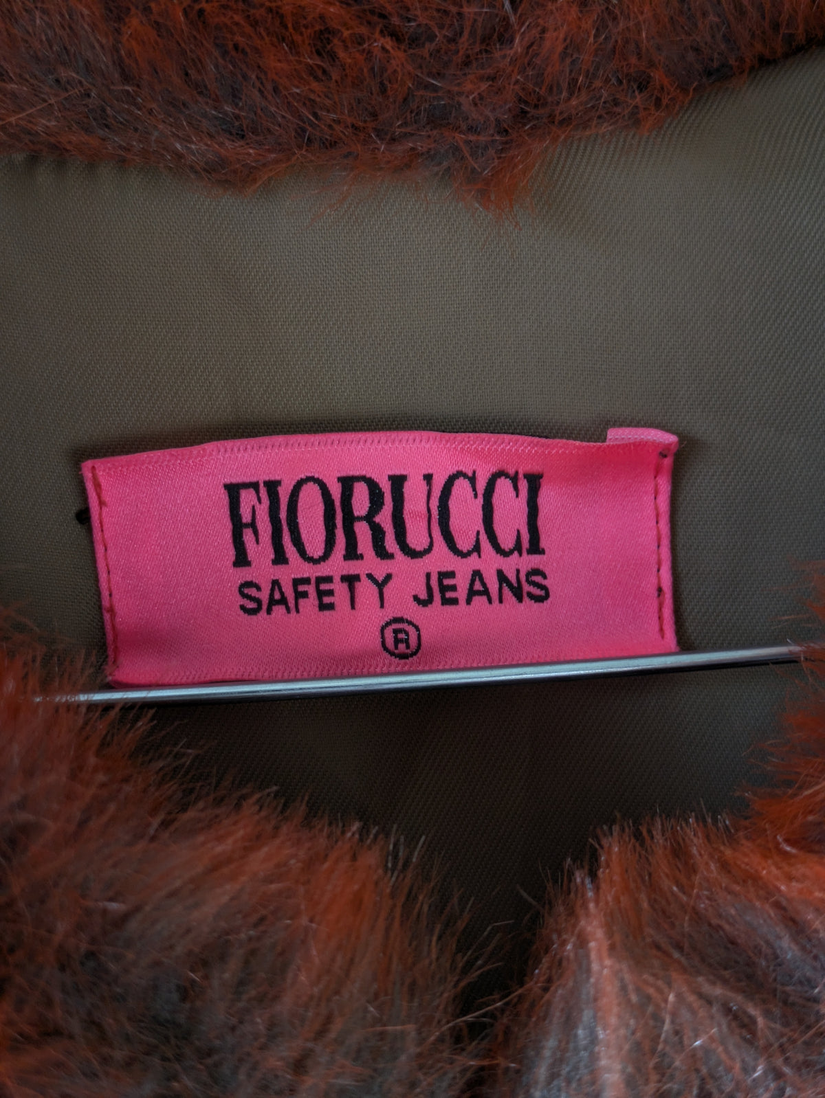 Fiorucci faux fur buckle coat (2000s)