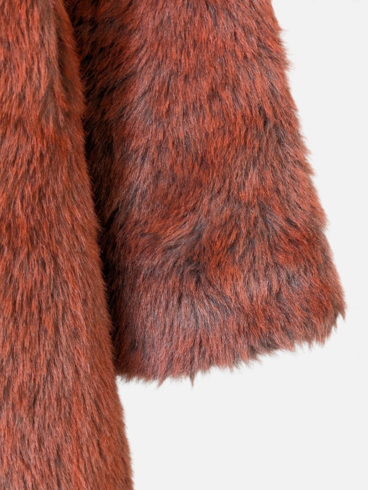 Fiorucci faux fur buckle coat (2000s)