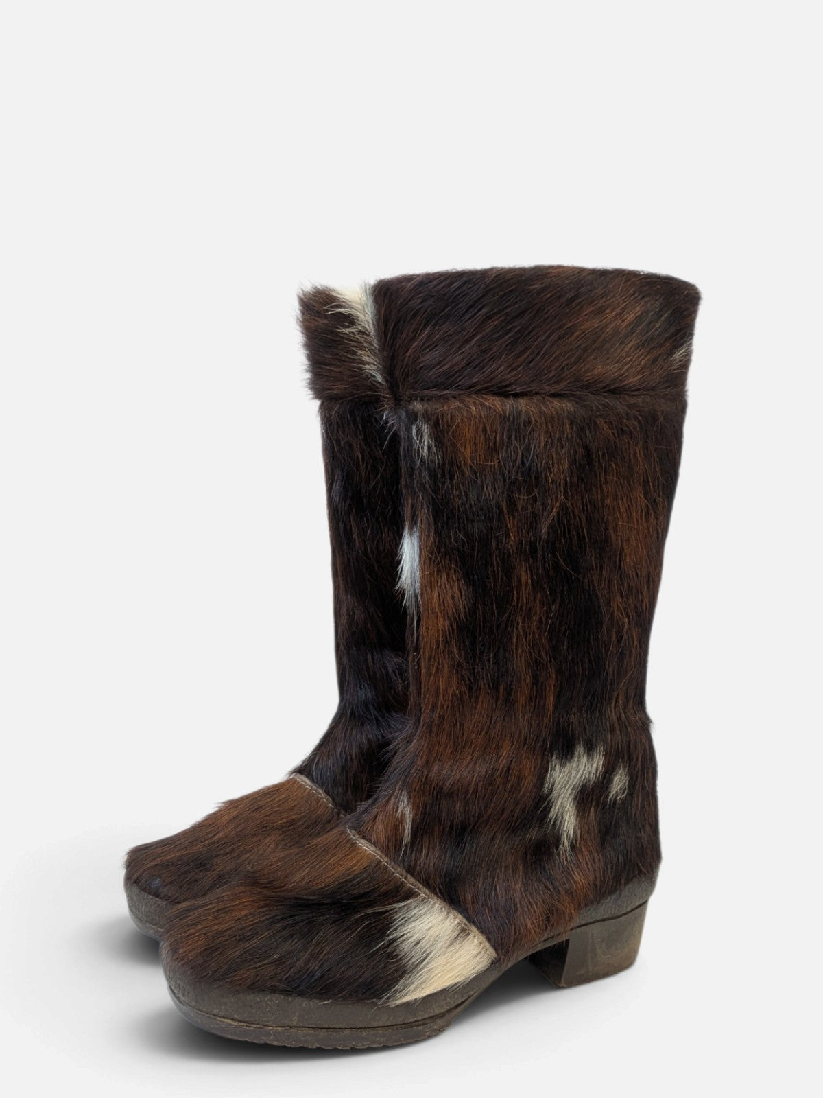 Fur après-ski snow boots (90s)