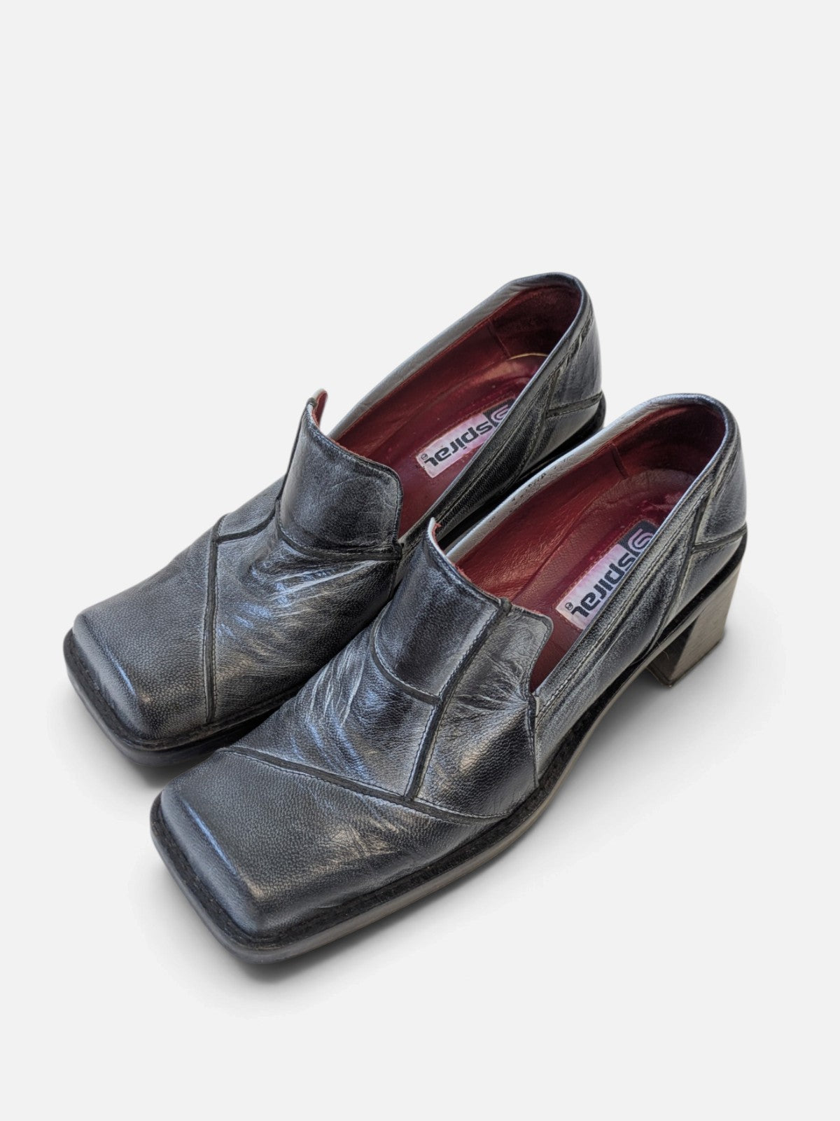 Spiral square toe loafers (2000s)