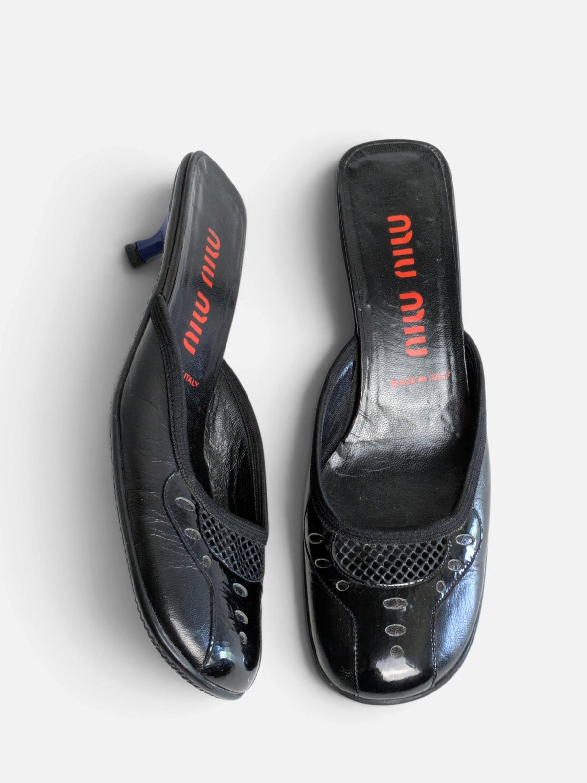 Miu Miu kitten heel mules (1999)