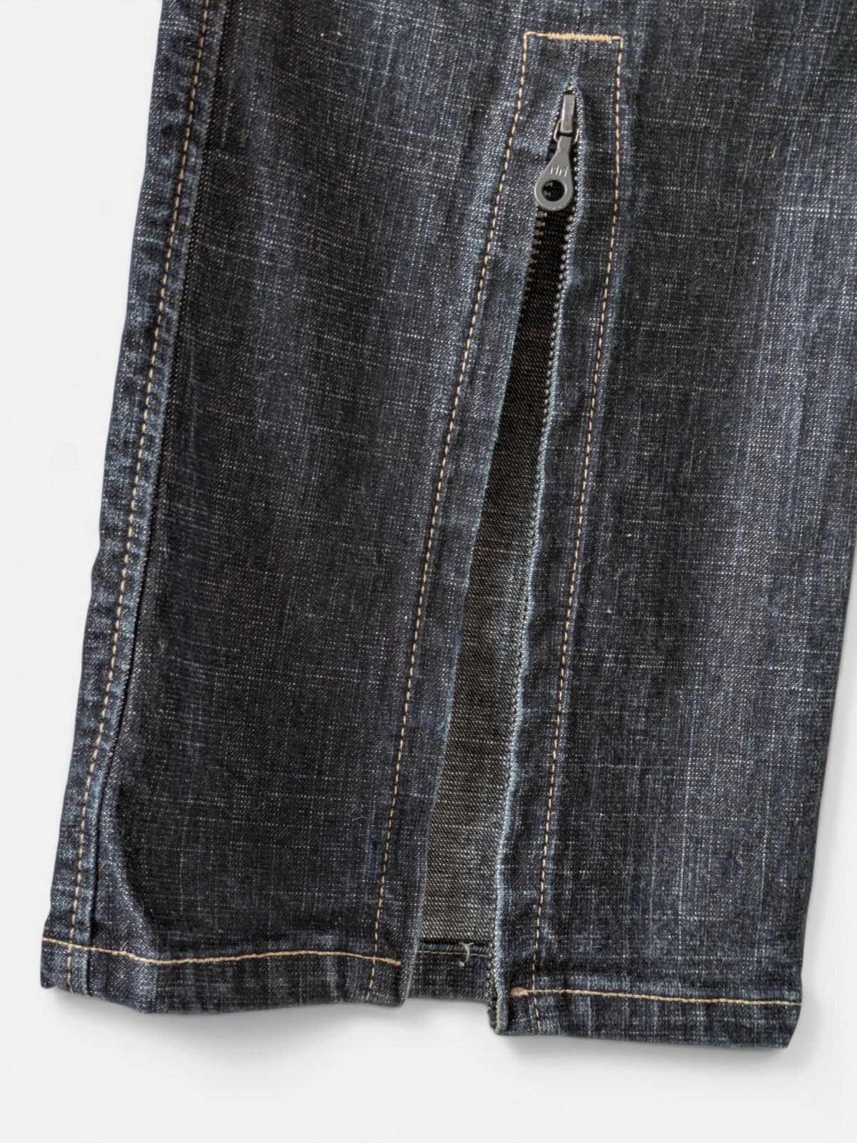 Marithé+François Girbaud zip-detail bootcut jeans (2000s)