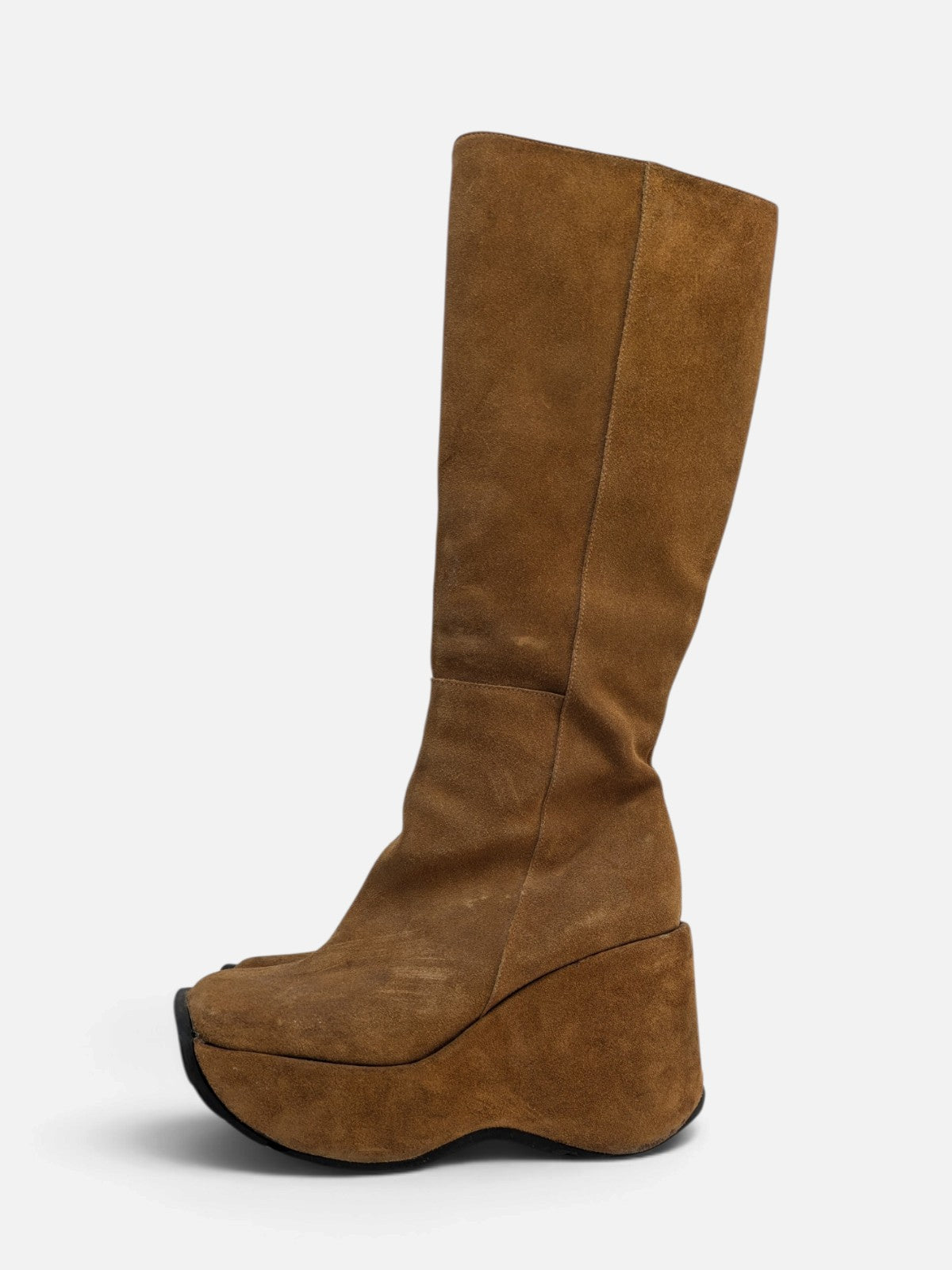Luichiny suede platform wedge boots (90s)